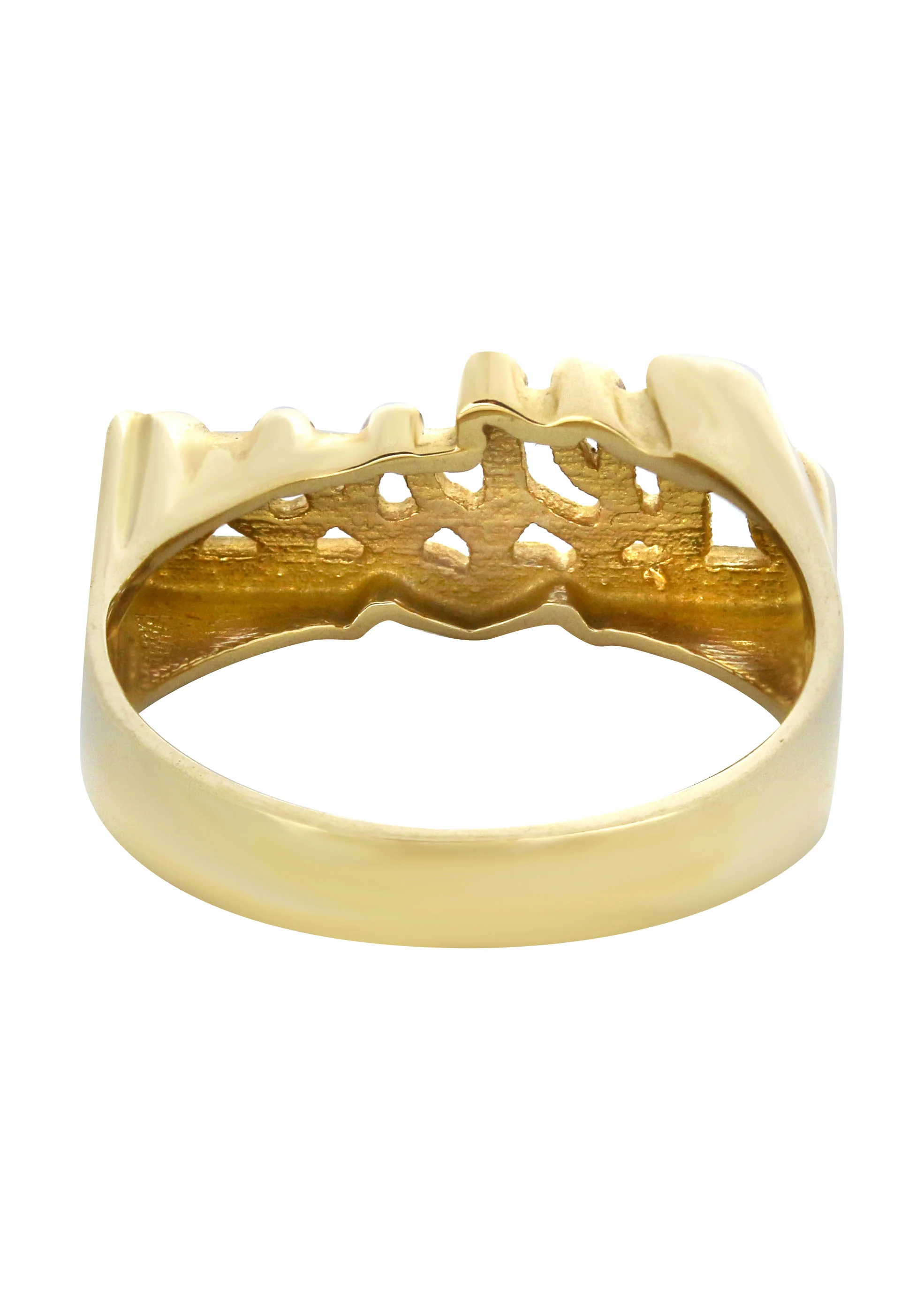 14K Heart Script Gold Name Ring | Appx. 4 Grams - Image 3
