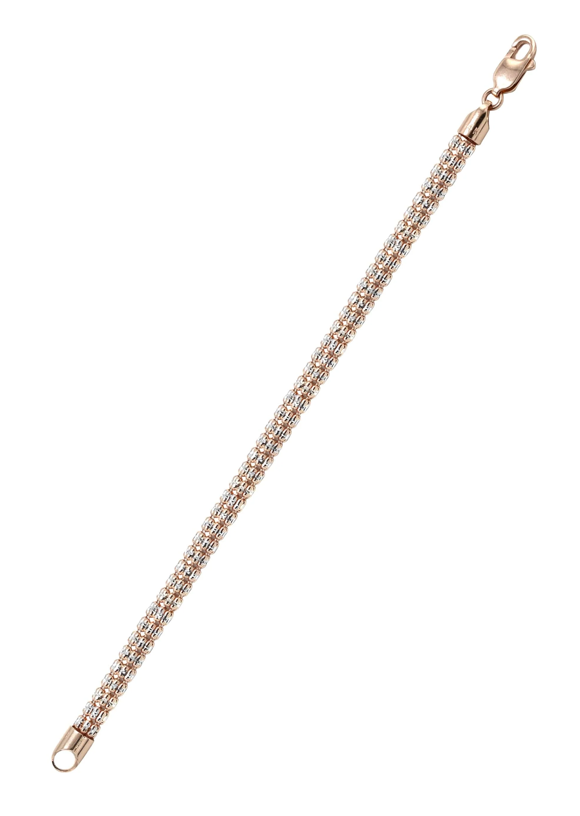 14K Rose Gold Ice Bracelet - Image 3