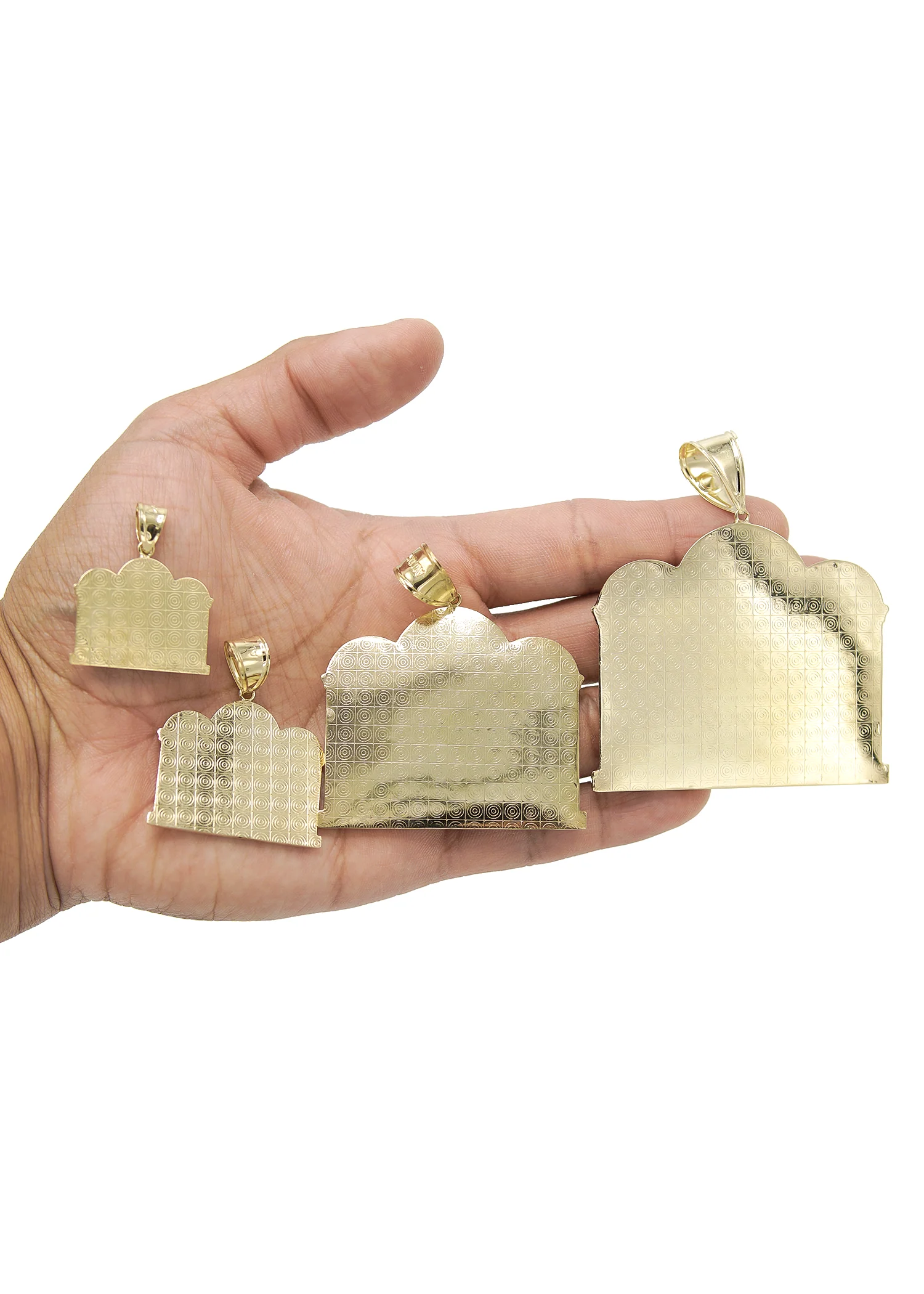 10K Gold Last Supper Pendant | Customizable Size - Image 4