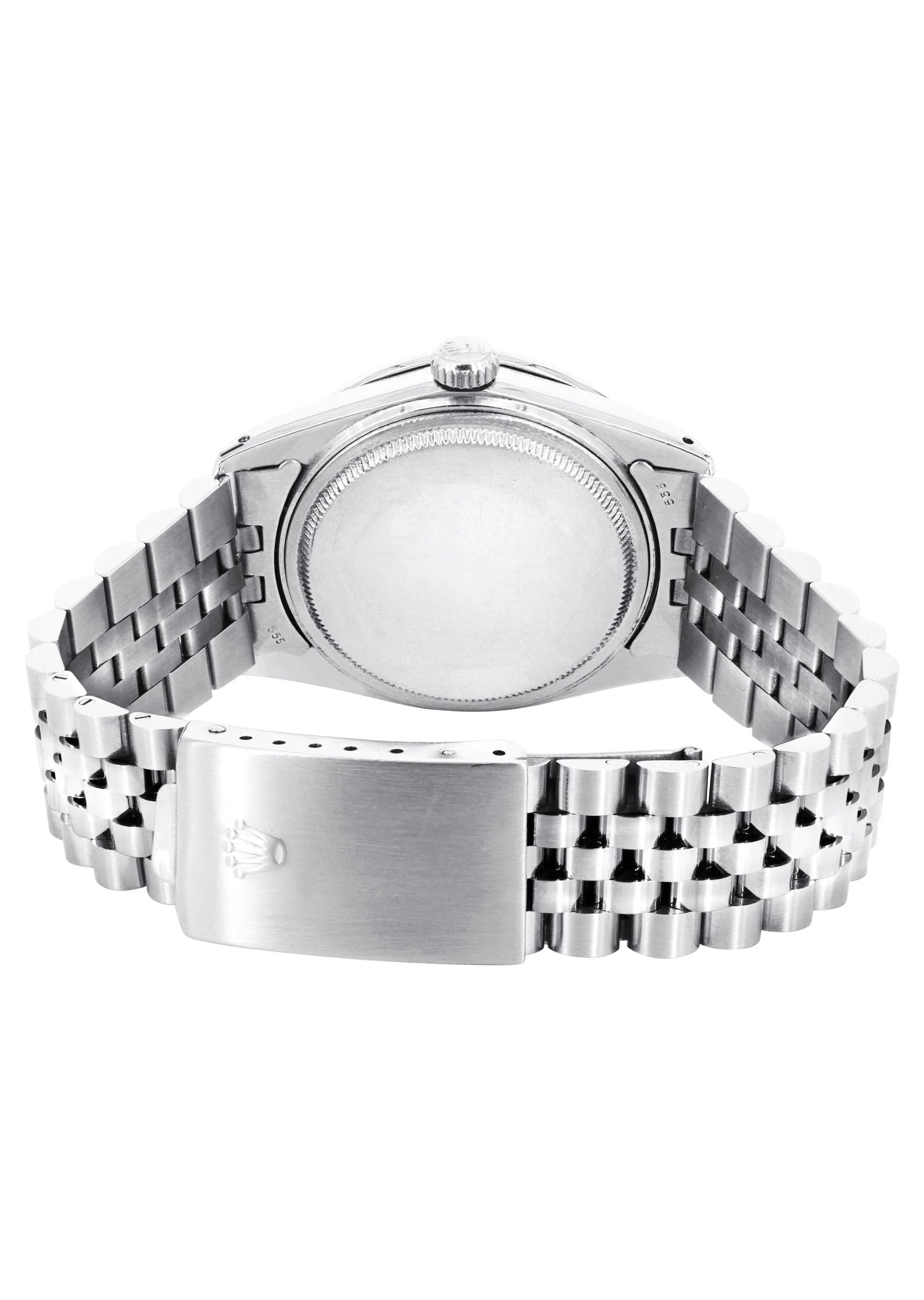 Diamond Rolex Watch | 68274 | Fluted Bezel | 31MM | Blue Diamond Dial | Jubilee Band - Image 5