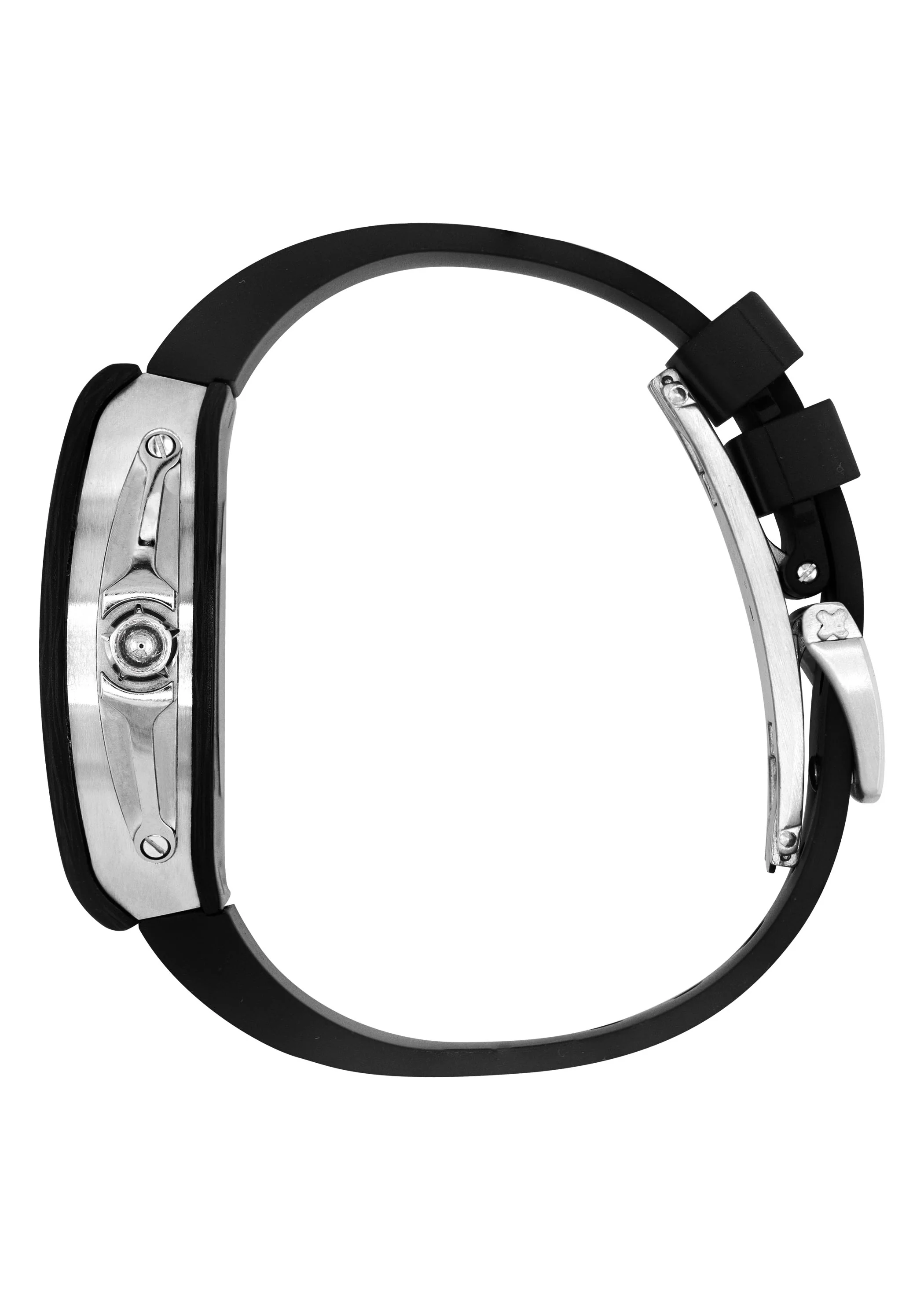 Frost NYC Mens Watch - Automatic Skeleton Carbon Fiber Sport Watch | FRST-01-CFS | Black - Image 2