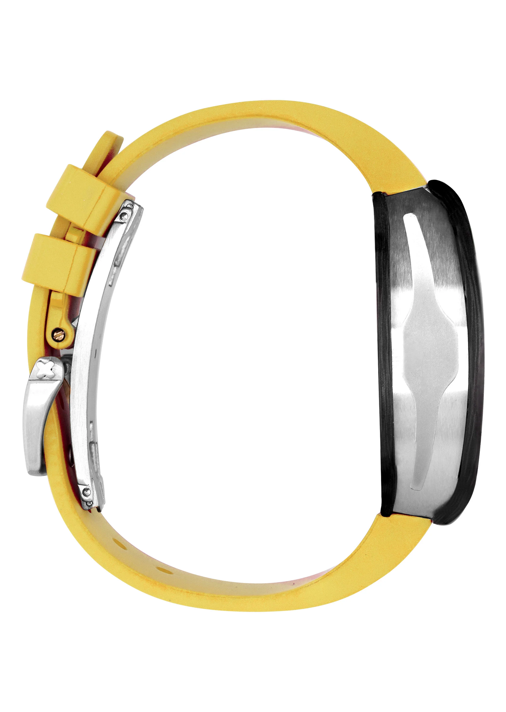 Frost NYC Mens Watch - Automatic Skeleton Carbon Fiber Sport Watch | FRST-01-CFS | Yellow - Image 3