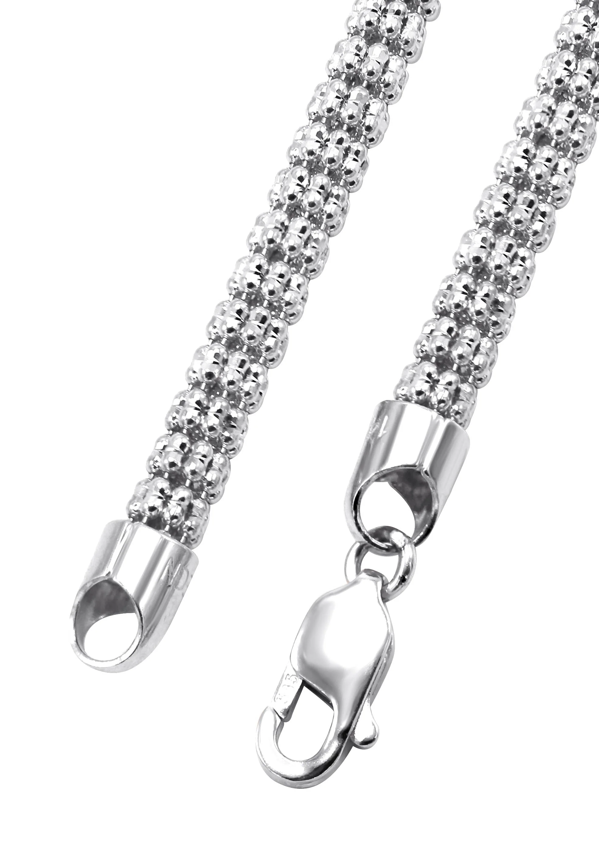 White Gold Chain - Mens Ice Chain 10K/14K White Gold - Image 2