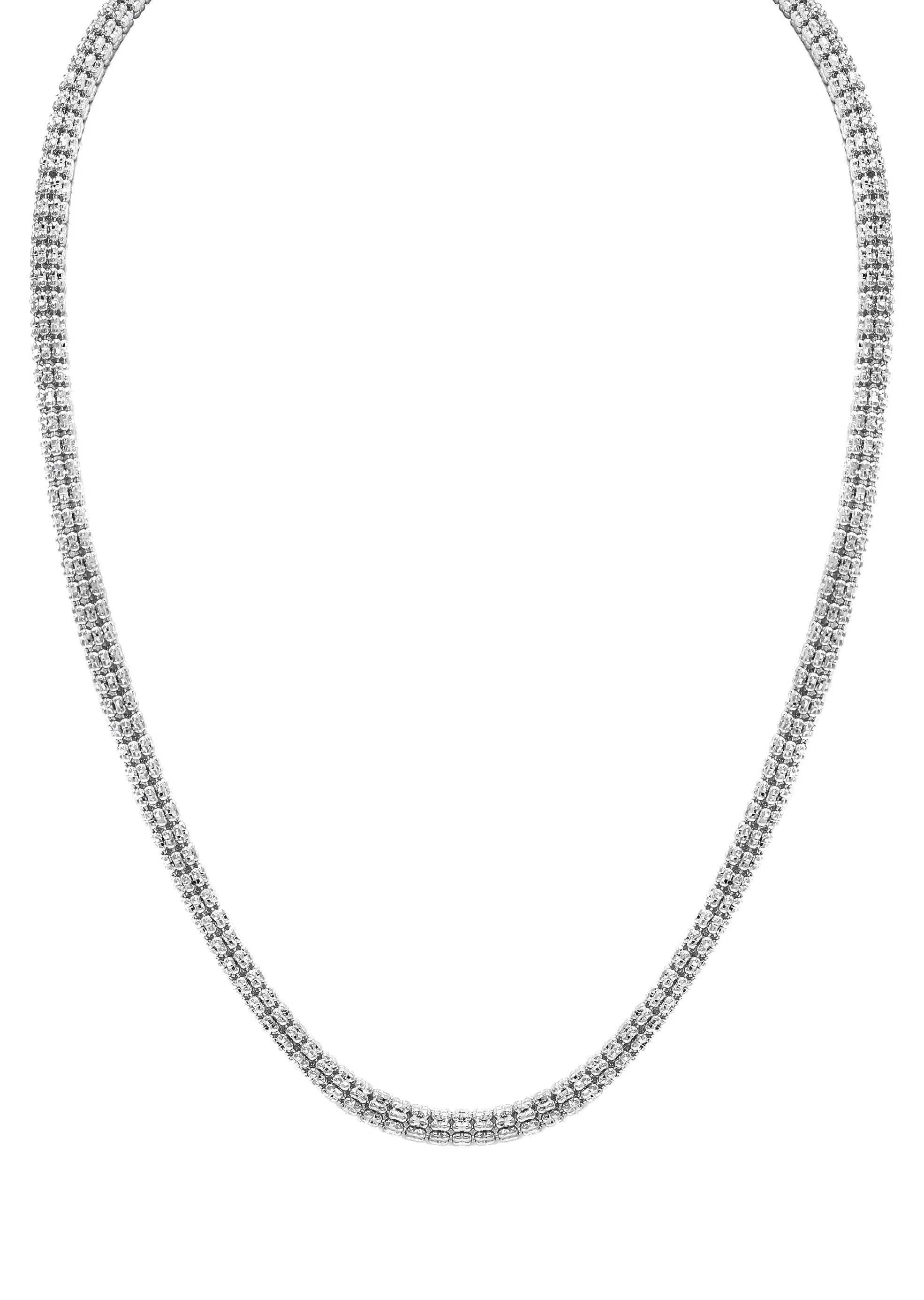 White Gold Chain - Mens Ice Chain 10K/14K White Gold - Image 4