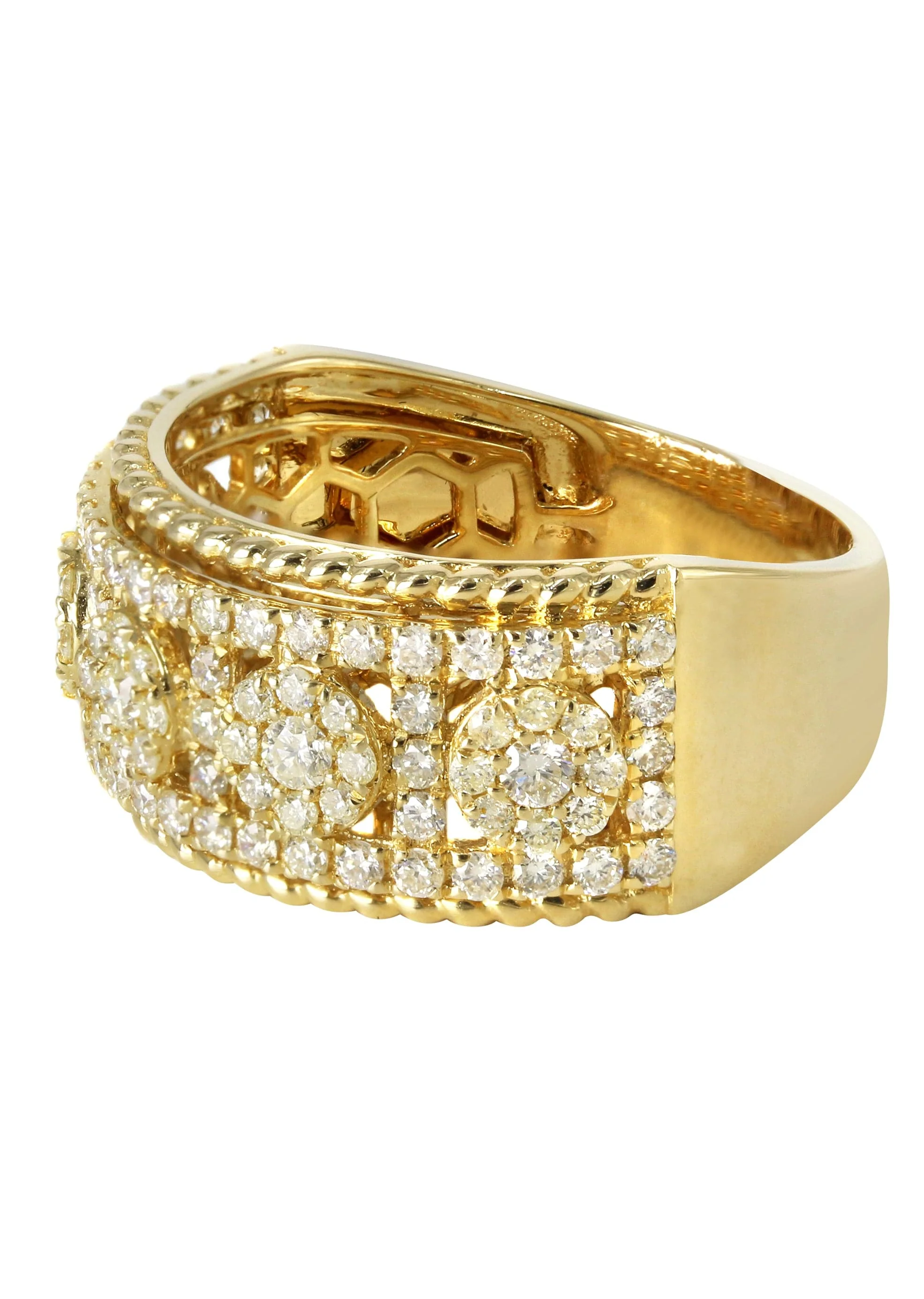 Mens Diamond Pinky Ring  | 1.64 Carats | 7.3 Grams - Image 2