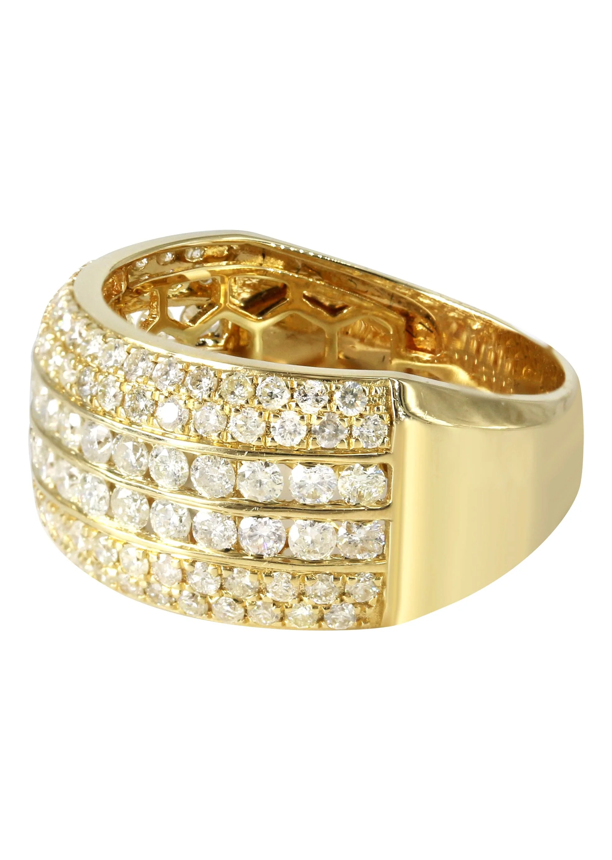 Mens Diamond Pinky Ring  | 2.47 Carats | 5.6 Grams - Image 2