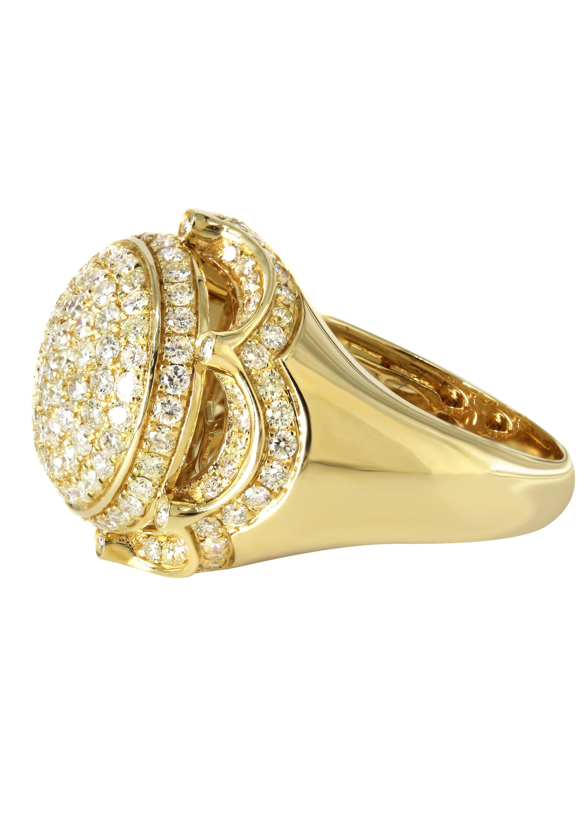 Mens Diamond Pinky Ring  | 2.8 Carats | 9.5 Grams - Image 2