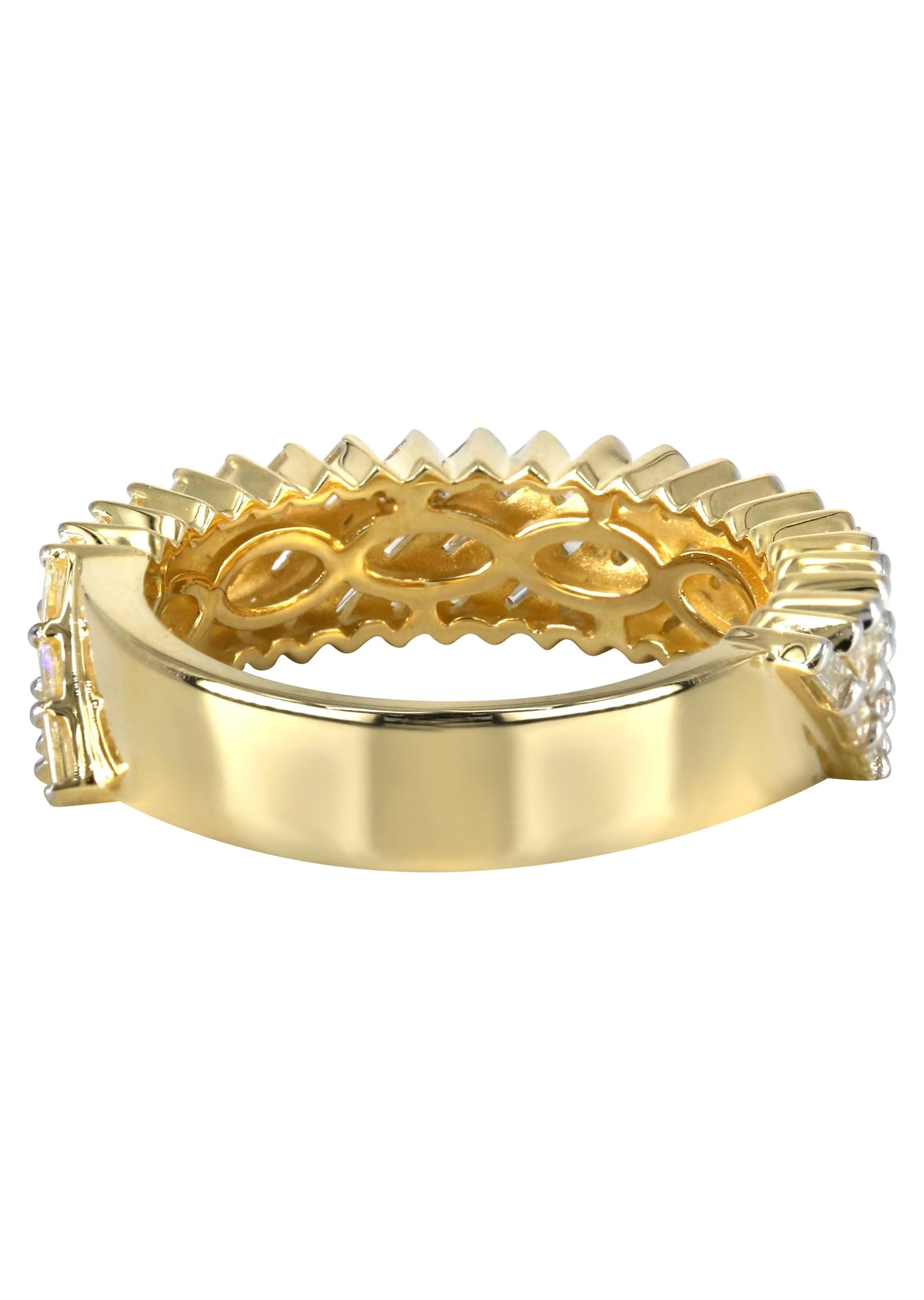 Mens Baguette Diamond Pinky Ring  | 1.87 Carats | 8.3 Grams - Image 3