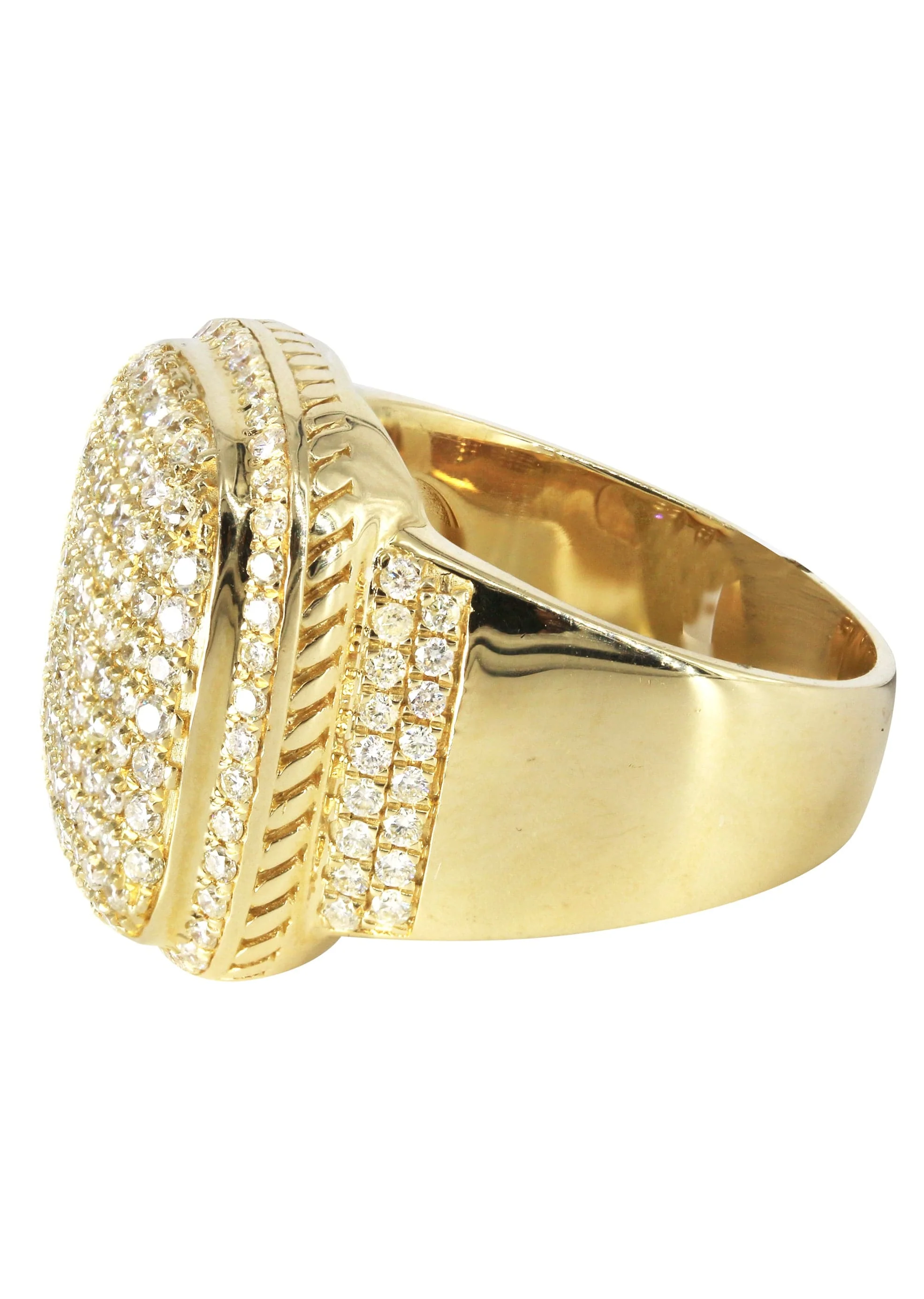 Mens Diamond Pinky Ring  | 2.56 Carats | 14.9 Grams - Image 2