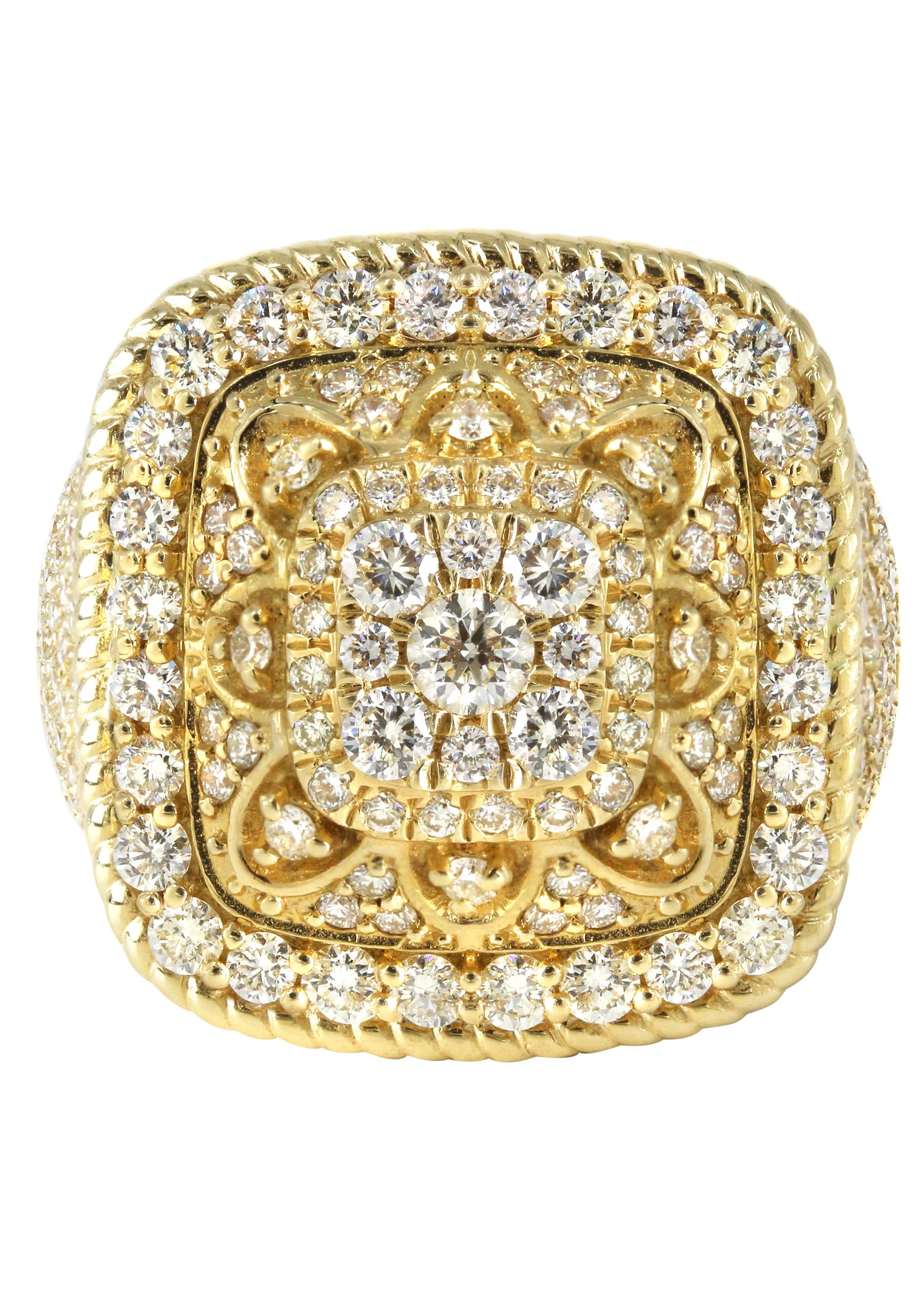 Mens Diamond Pinky Ring  | 4.93 Carats | 21.7 Grams