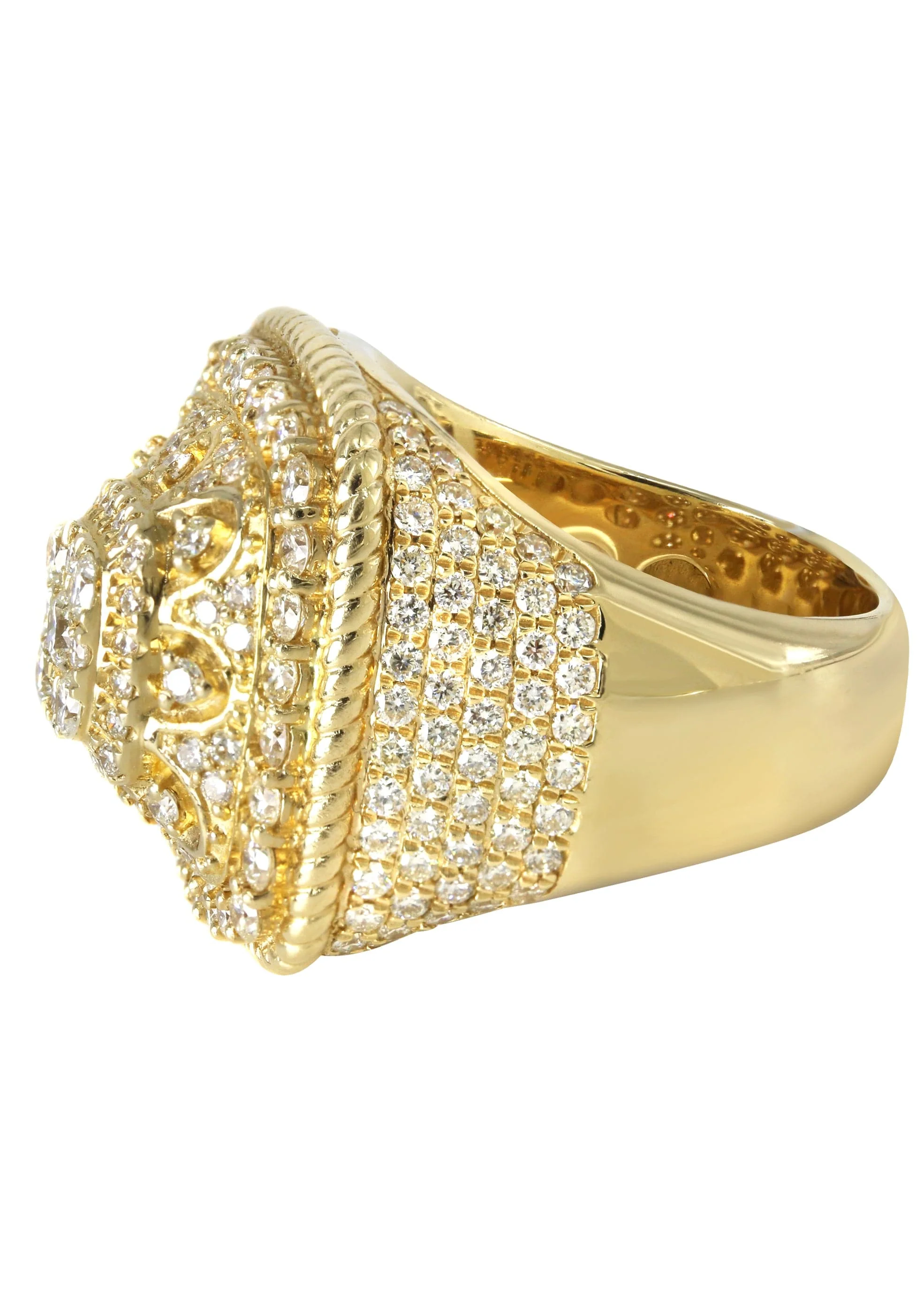 Mens Diamond Pinky Ring  | 4.93 Carats | 21.7 Grams - Image 2
