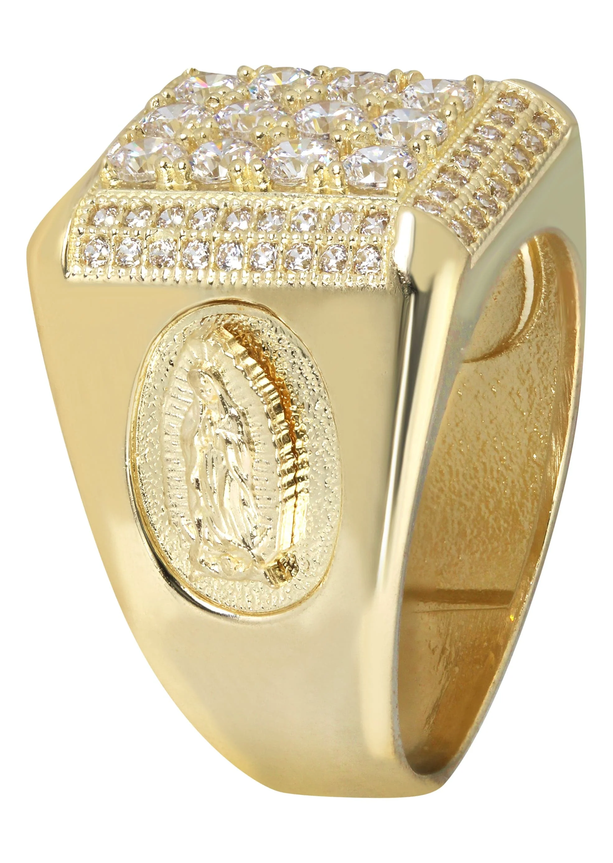 10K Gold Ring For Men - Mens Pinky Ring | 9.1 Grams - Image 2
