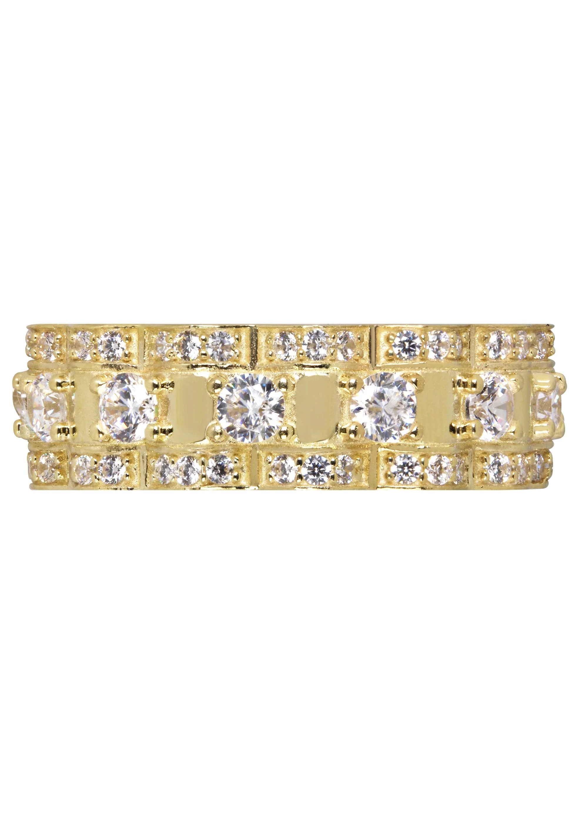 10K Gold Eternity Wedding Band | 5.8 Grams - Image 2