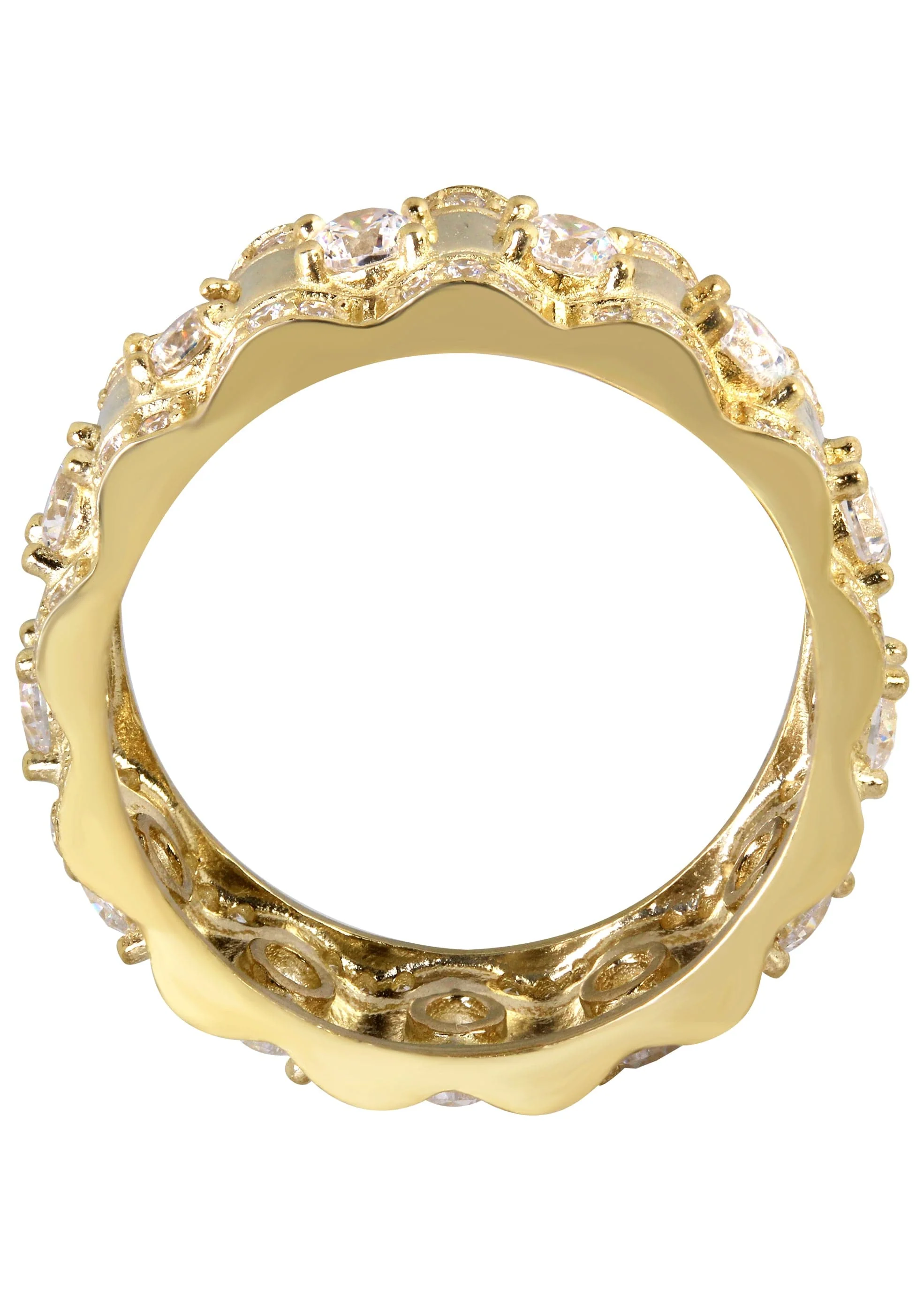 10K Gold Eternity Wedding Band | 5.8 Grams - Image 3