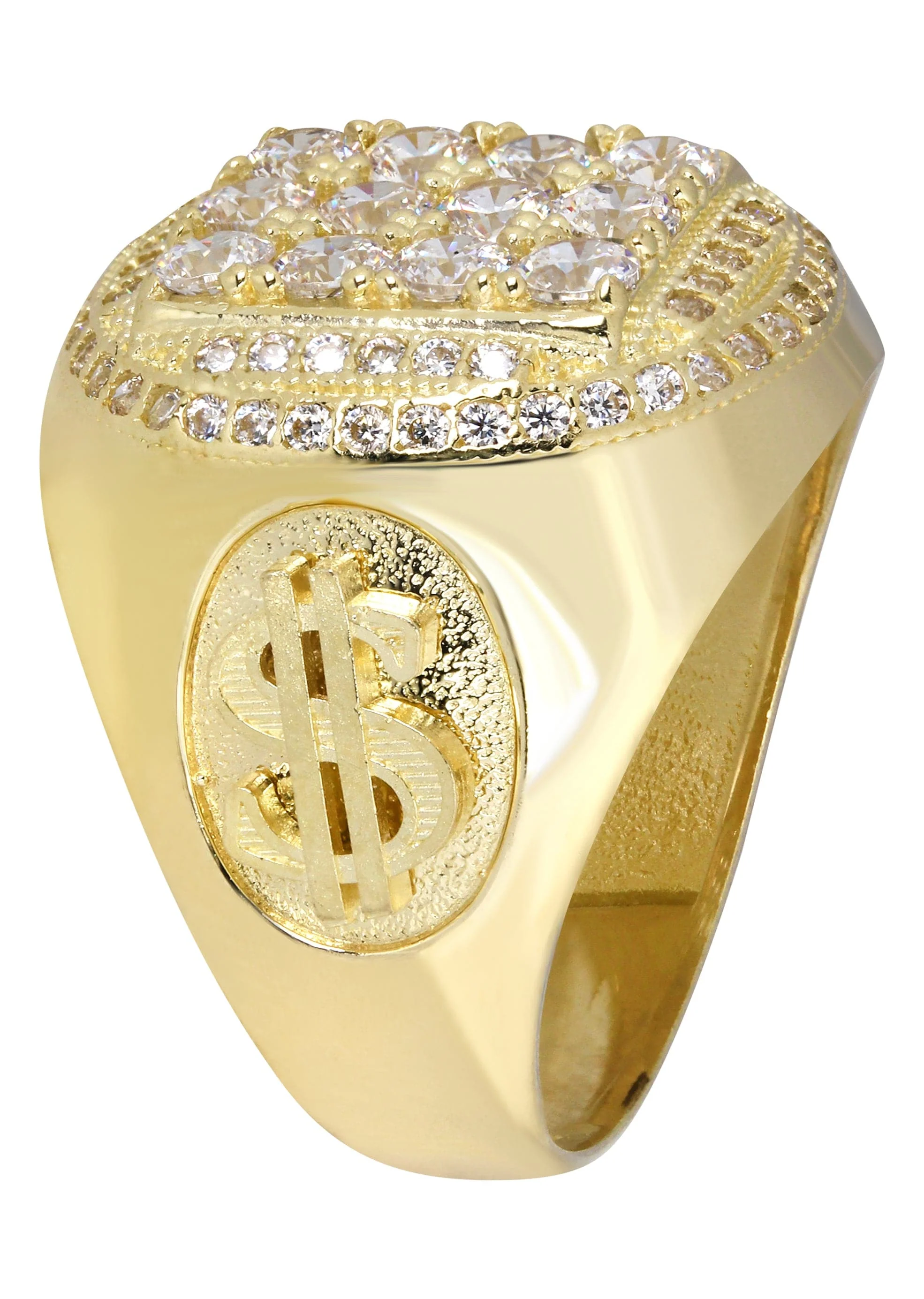 10K Gold Ring For Men - Mens Pinky Ring   | 8.1 Grams - Image 2