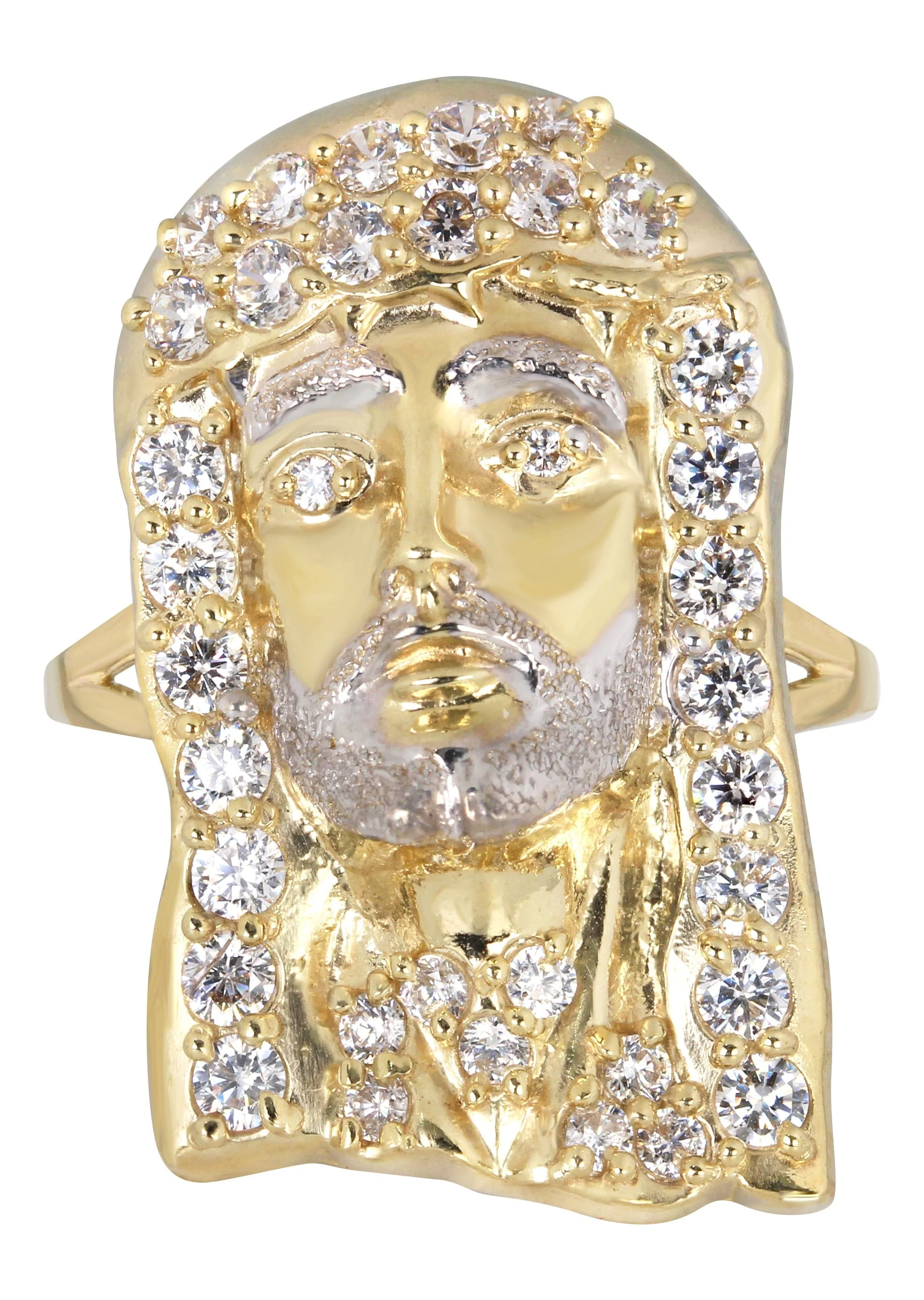 10K Jesus Gold Ring For Me | 6.4 Grams