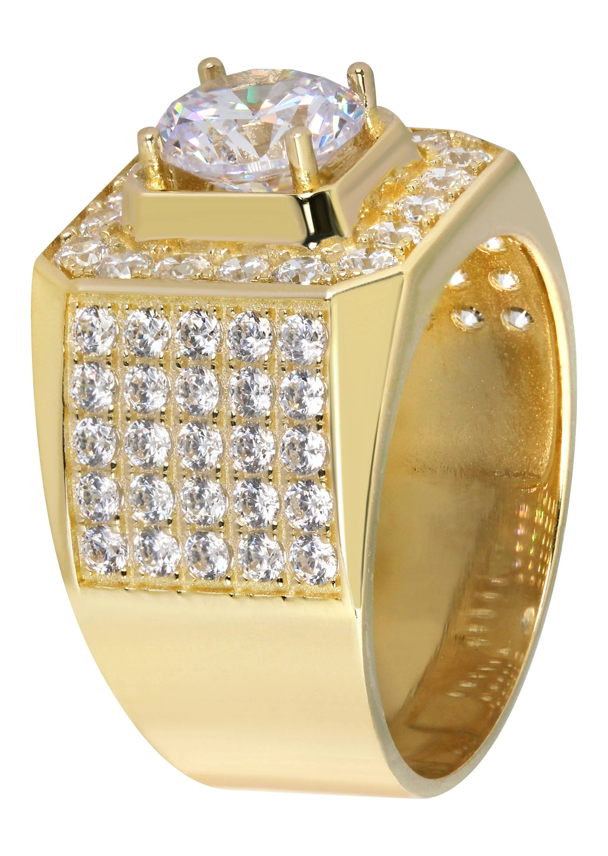 10K Gold Ring For Men - Mens Pinky Ring | 11.1 Grams - Image 2