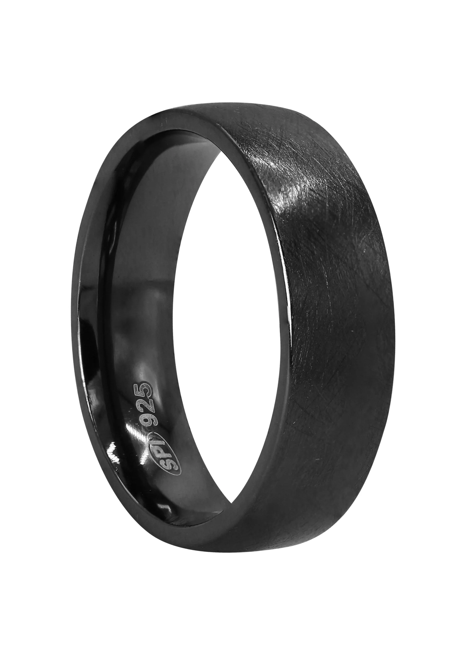 Mens Silver Classic Tungsten Style Ring | Appx 8.3 Grams - Image 3