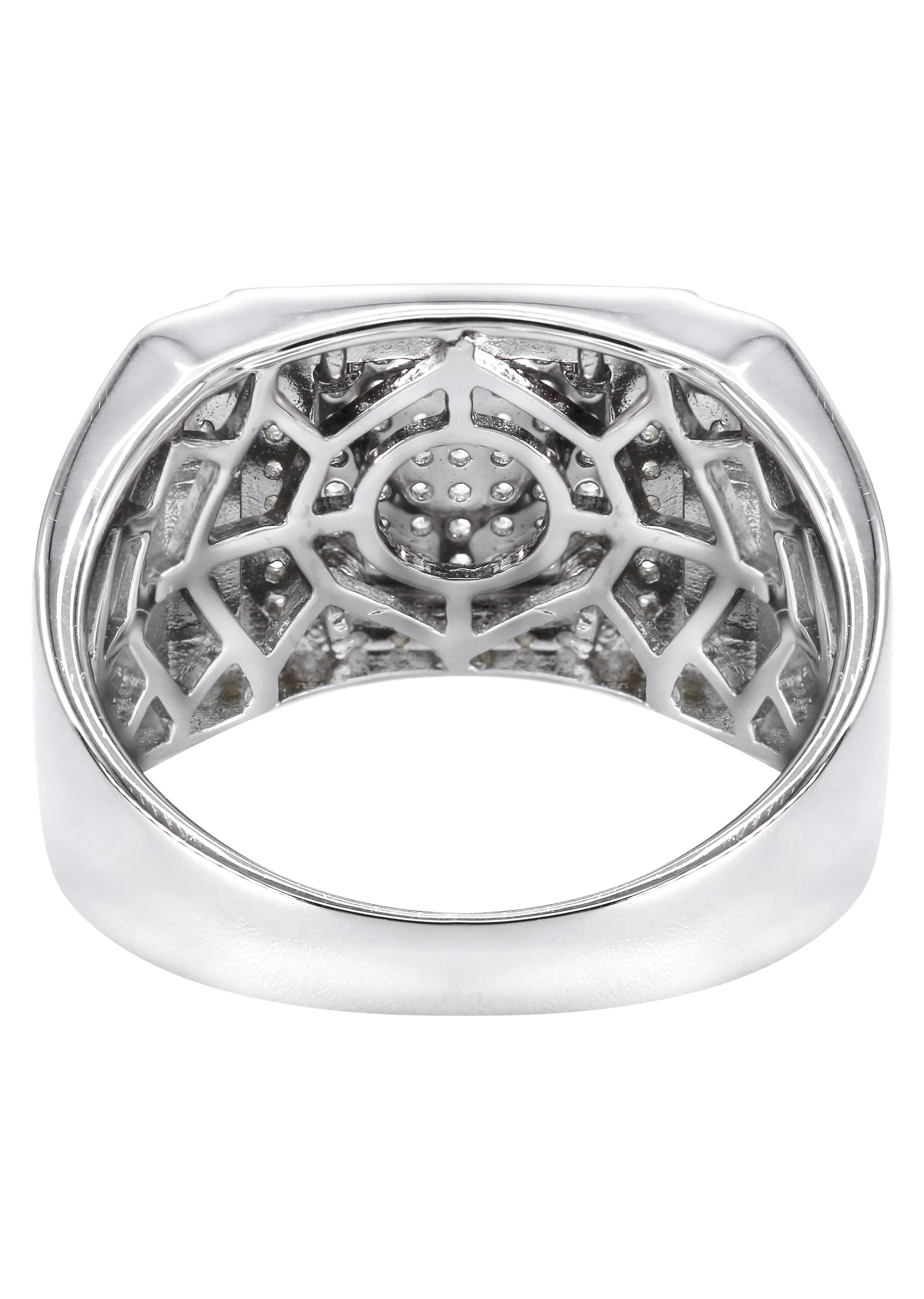 Mens Silver CZ Pinky Ring | Appx 7.4 Grams - Image 3