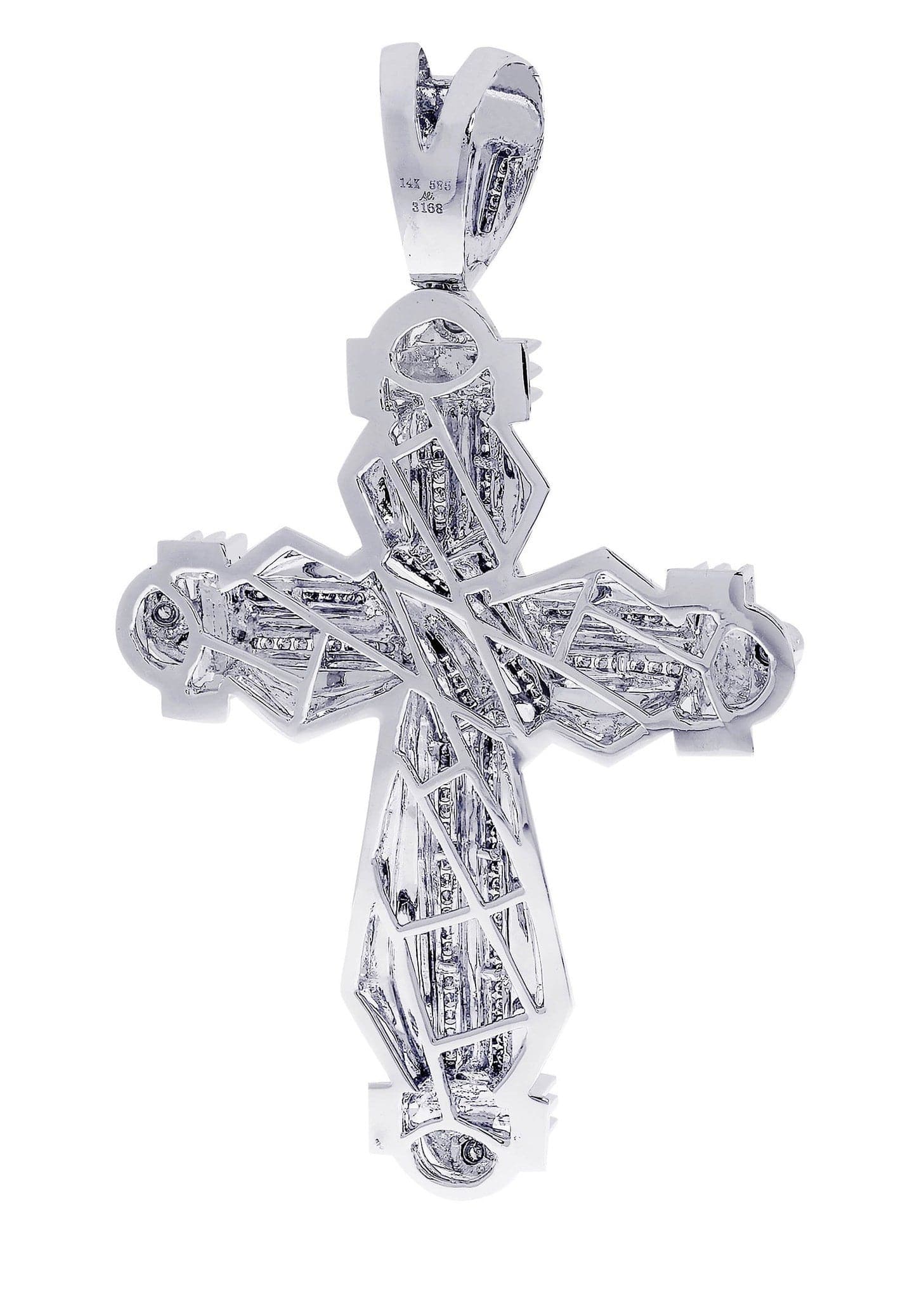 Diamond Cross Pendant| 1.04 Carats| 32.22 Grams - Image 3