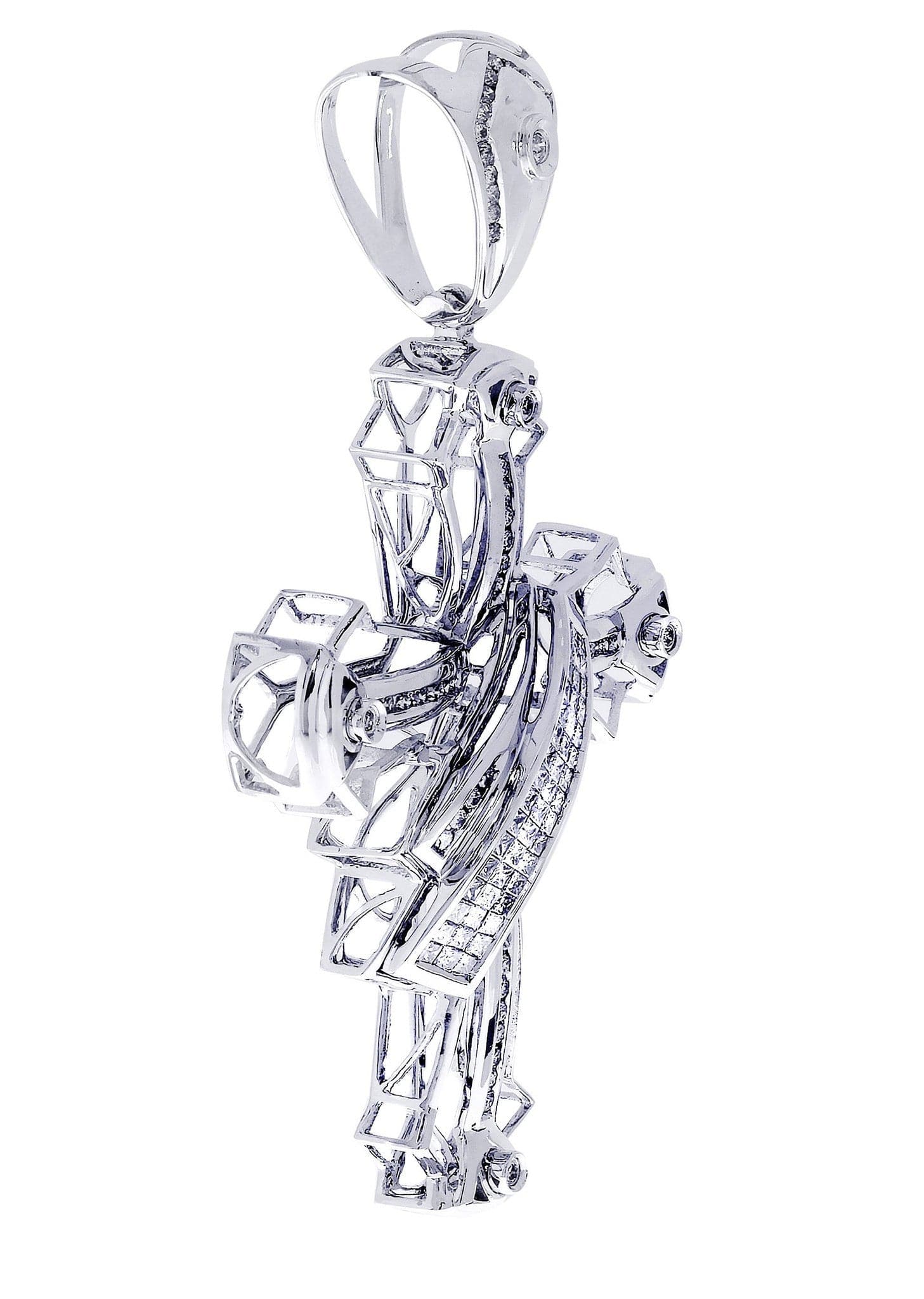 Diamond Cross Pendant| 1.65 Carats| 18.02 Grams - Image 2