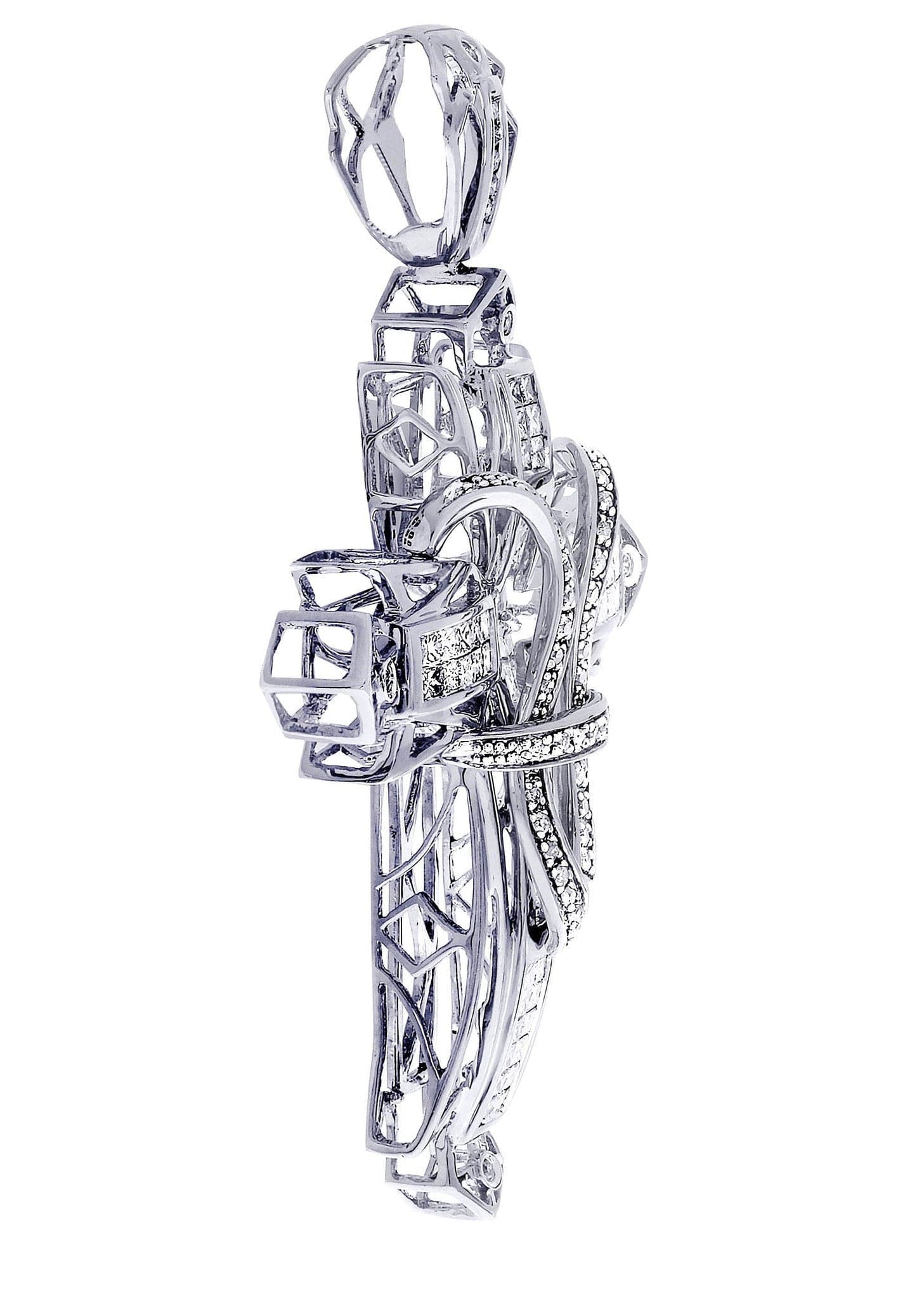 Diamond Cross Pendant| 1.72 Carats| 15.36 Grams - Image 2