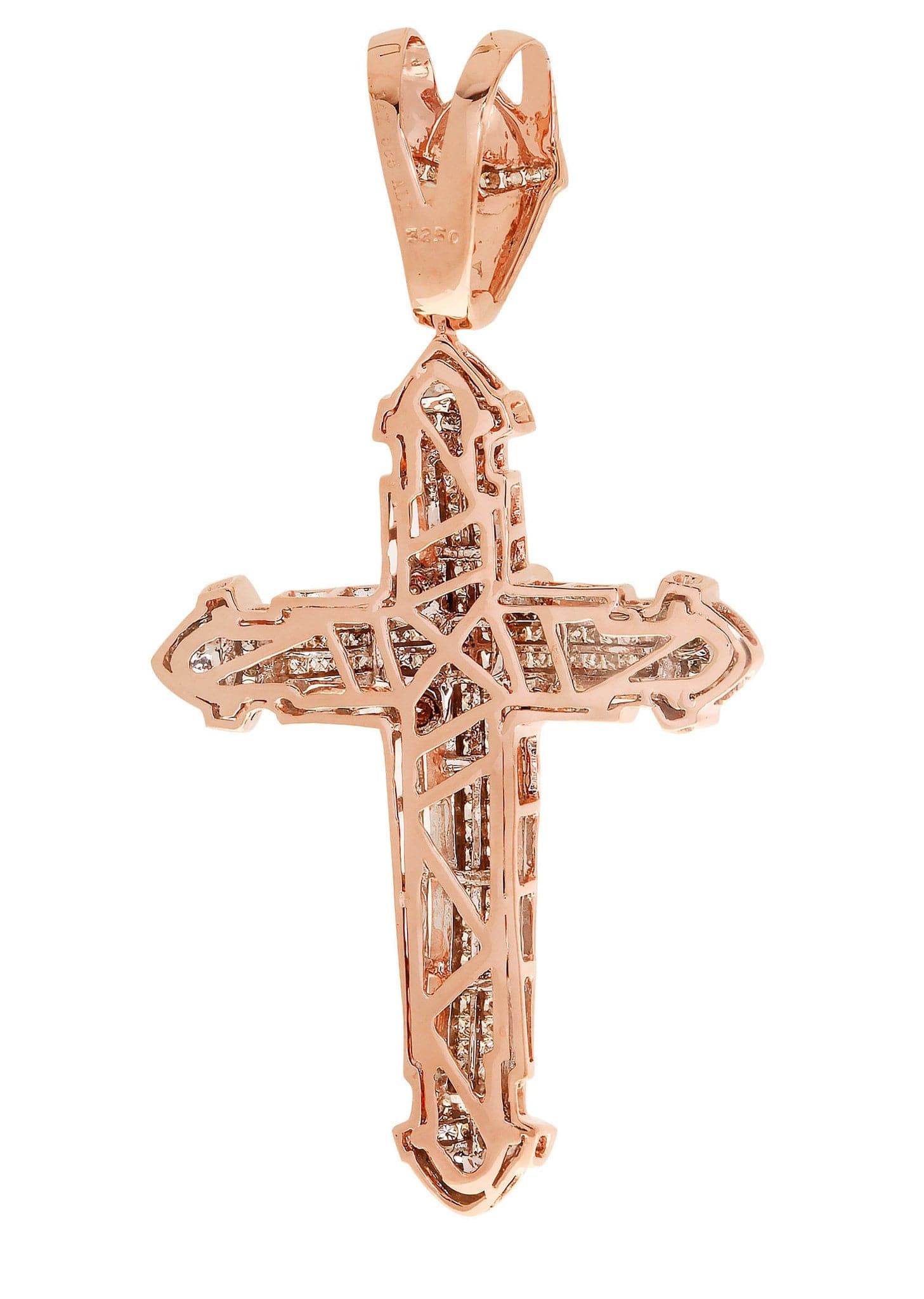 Diamond Cross Pendant| 1.72 Carats| 16.97 Grams - Image 3