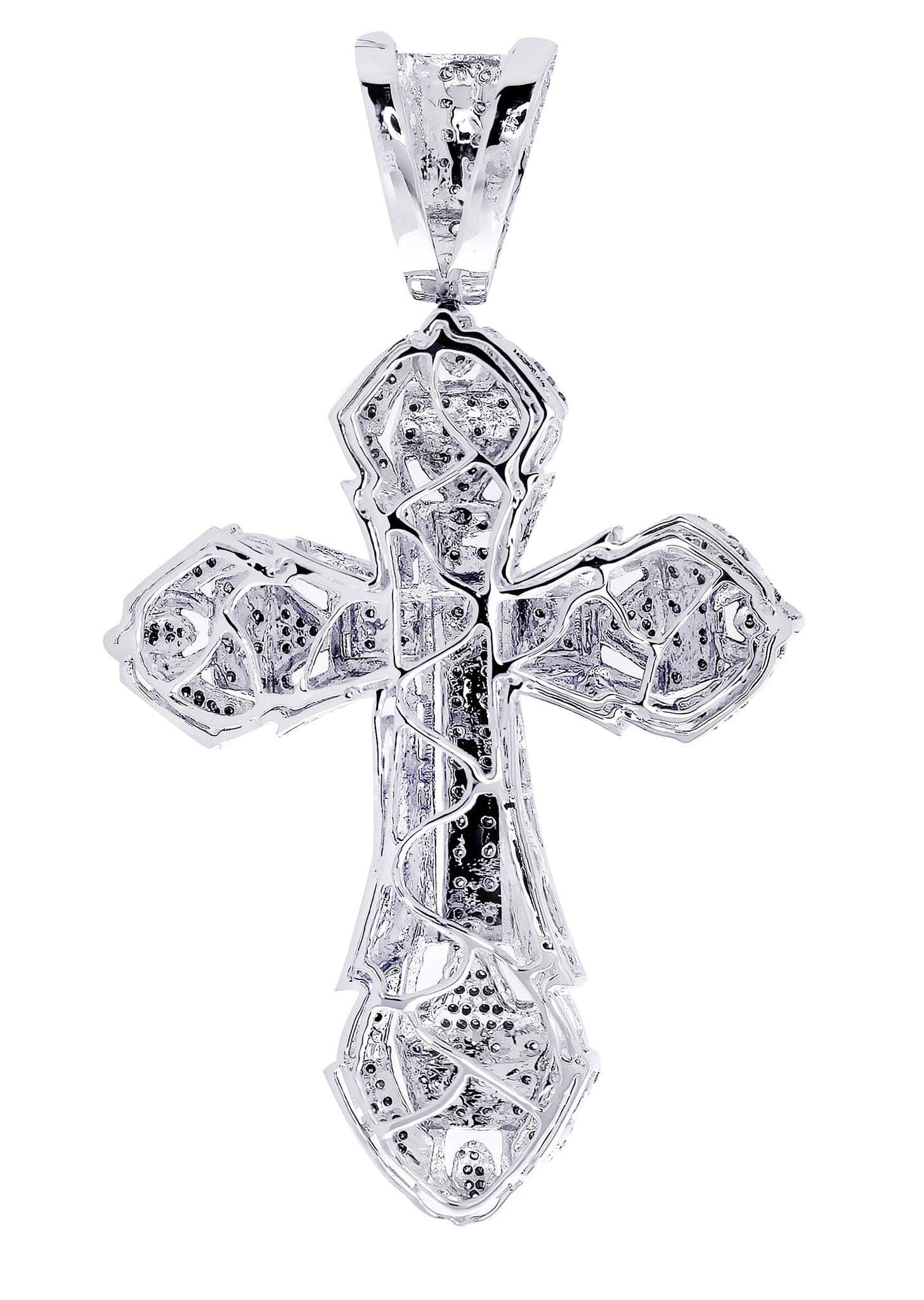 Diamond Cross Pendant| 1.72 Carats| 30.68 Grams - Image 3
