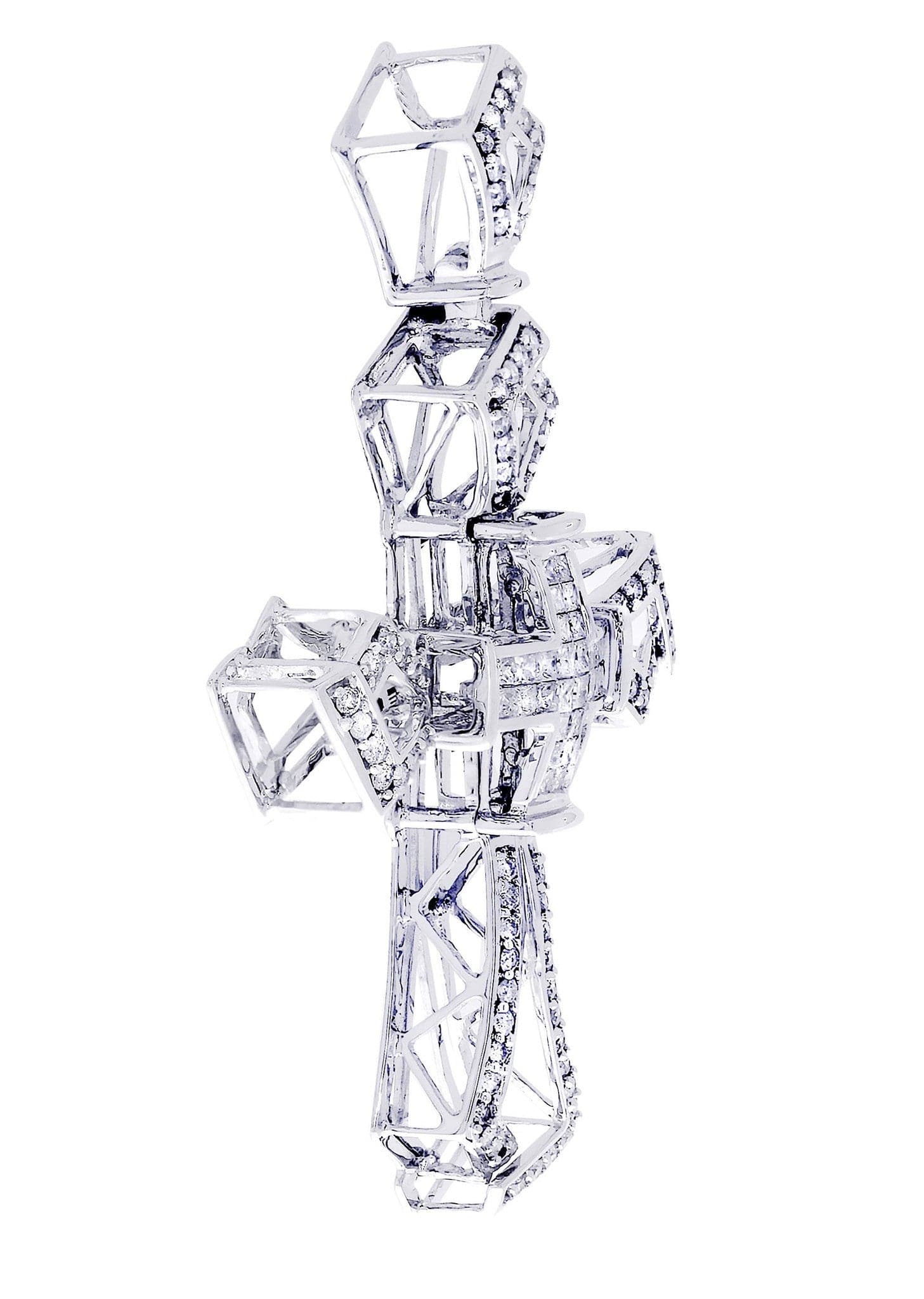 Diamond Cross Pendant| 1.78 Carats| 13.13 Grams - Image 2