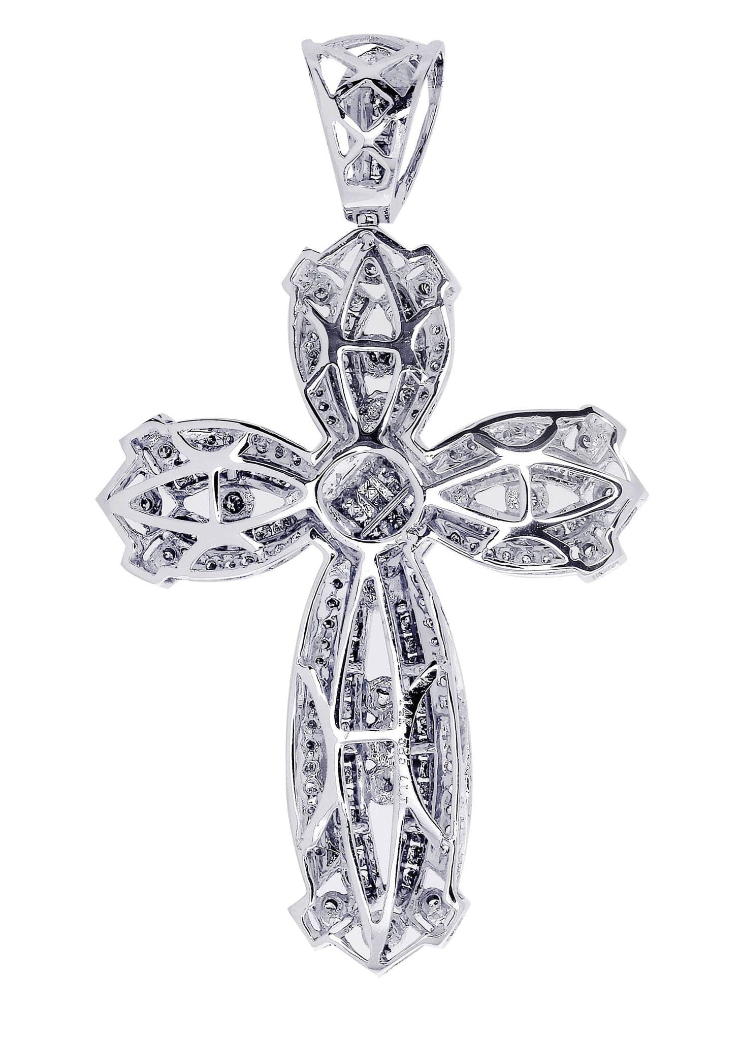 Diamond Cross Pendant| 1.85 Carats| 14.51 Grams - Image 3