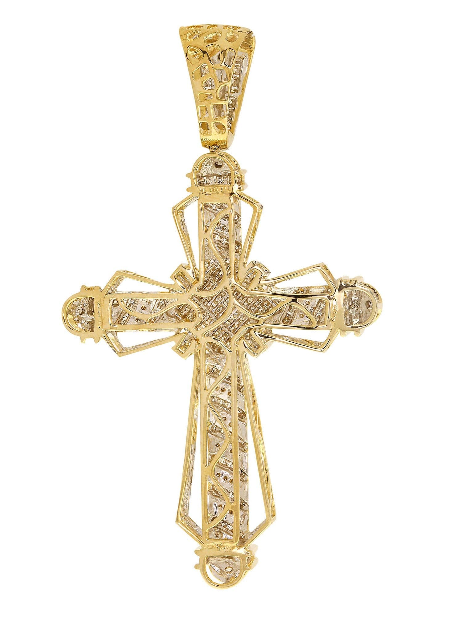 Diamond Cross Pendant| 1.89 Carats| 20.43 Grams - Image 3