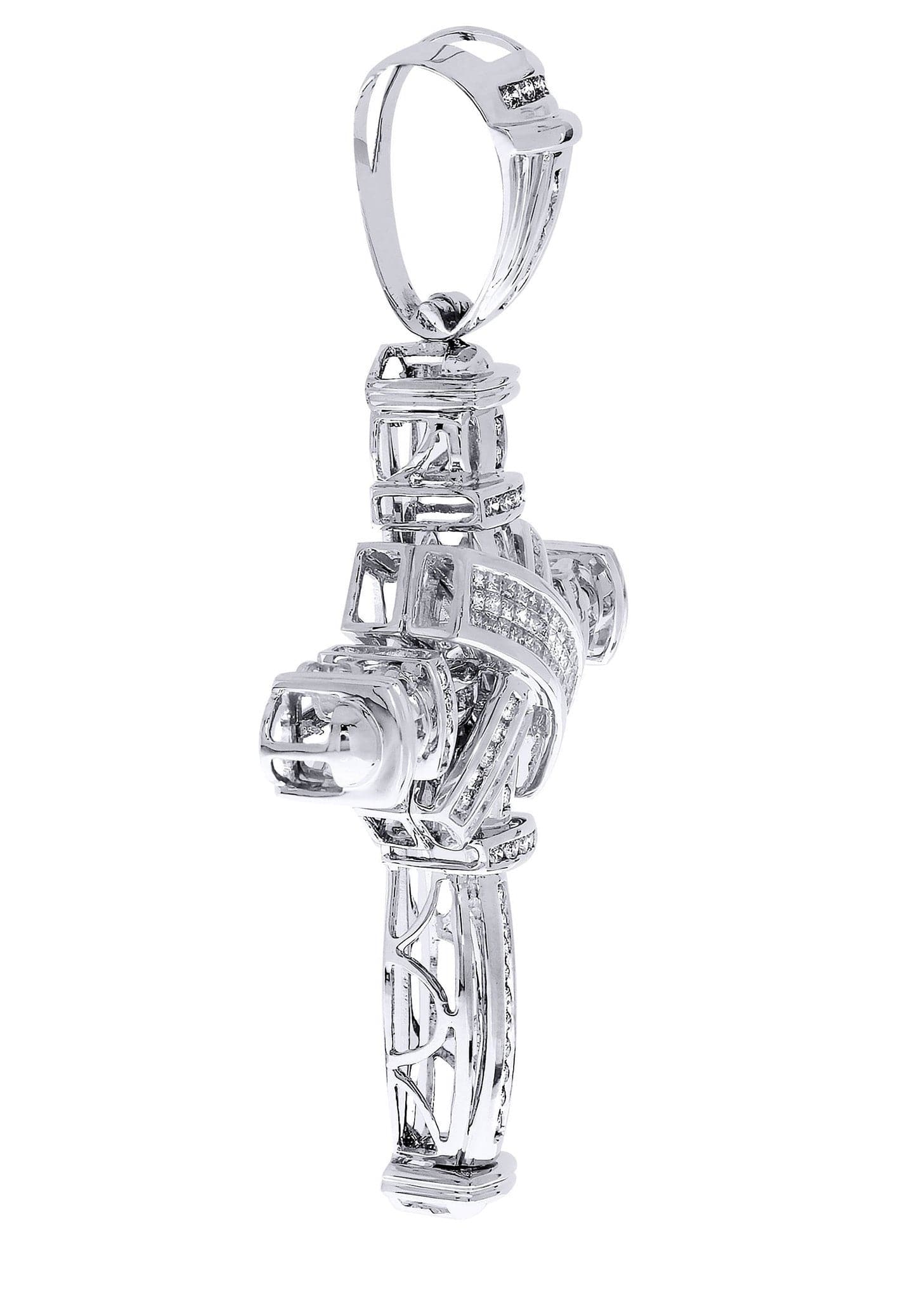 Diamond Cross Pendant| 1.93 Carats| 23.72 Grams - Image 2