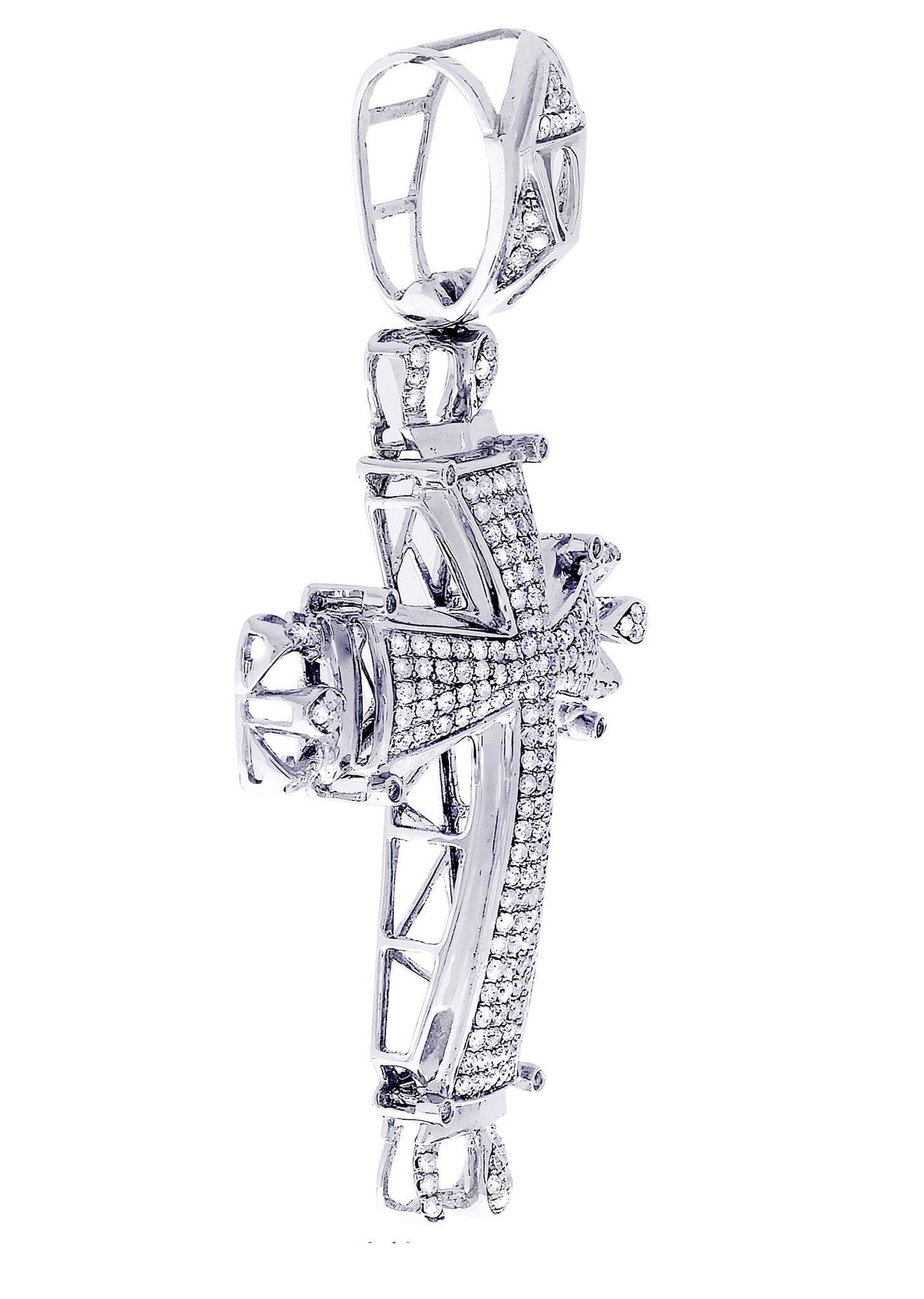 Diamond Cross Pendant| 2.01 Carats| 17.84 Grams - Image 2