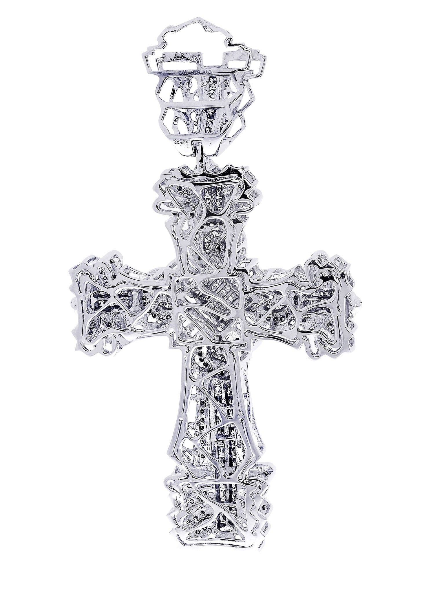 Diamond Cross Pendant| 2.07 Carats| 23.5 Grams - Image 3