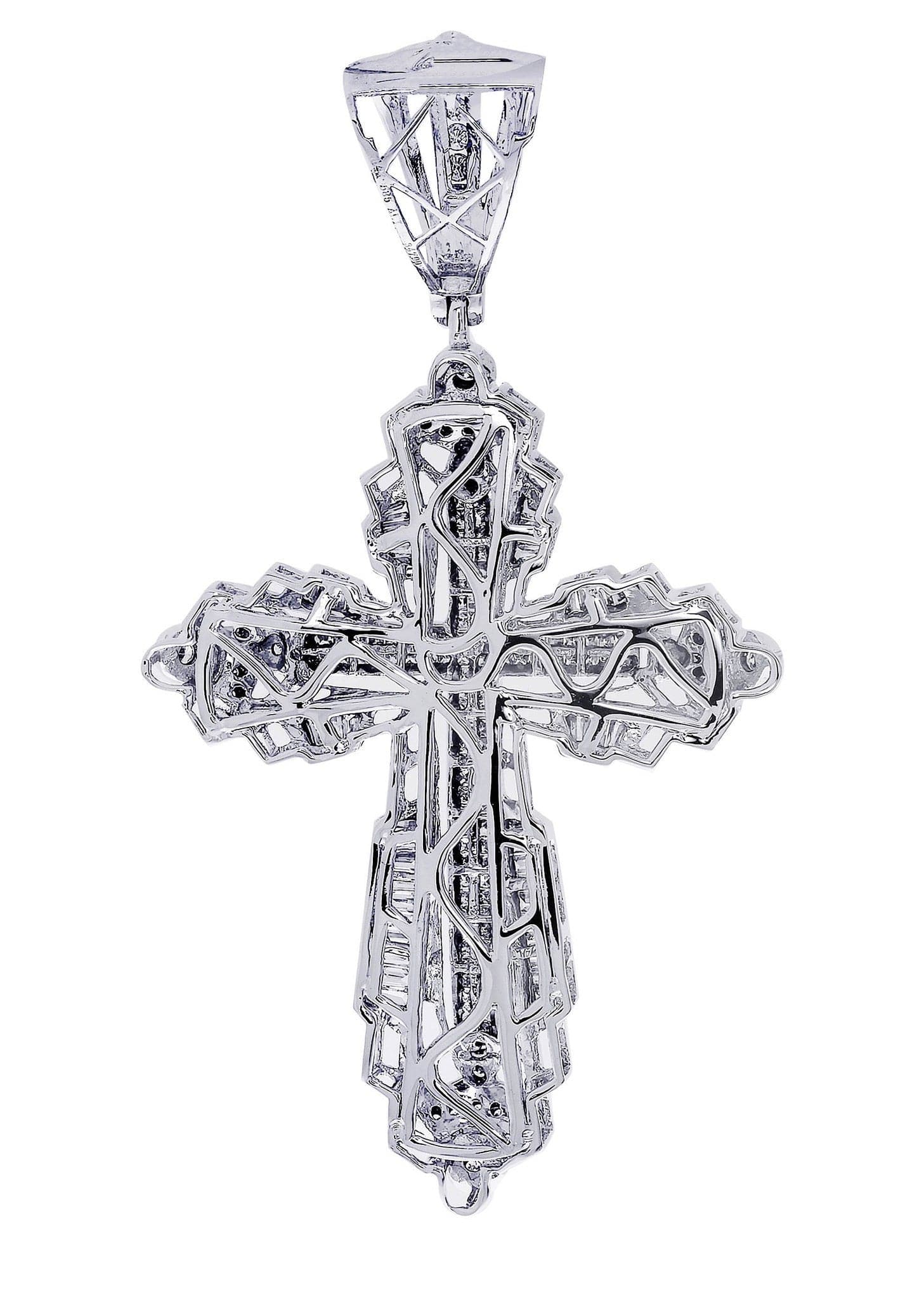 Diamond Cross Pendant| 2.1 Carats| 16.75 Grams - Image 3