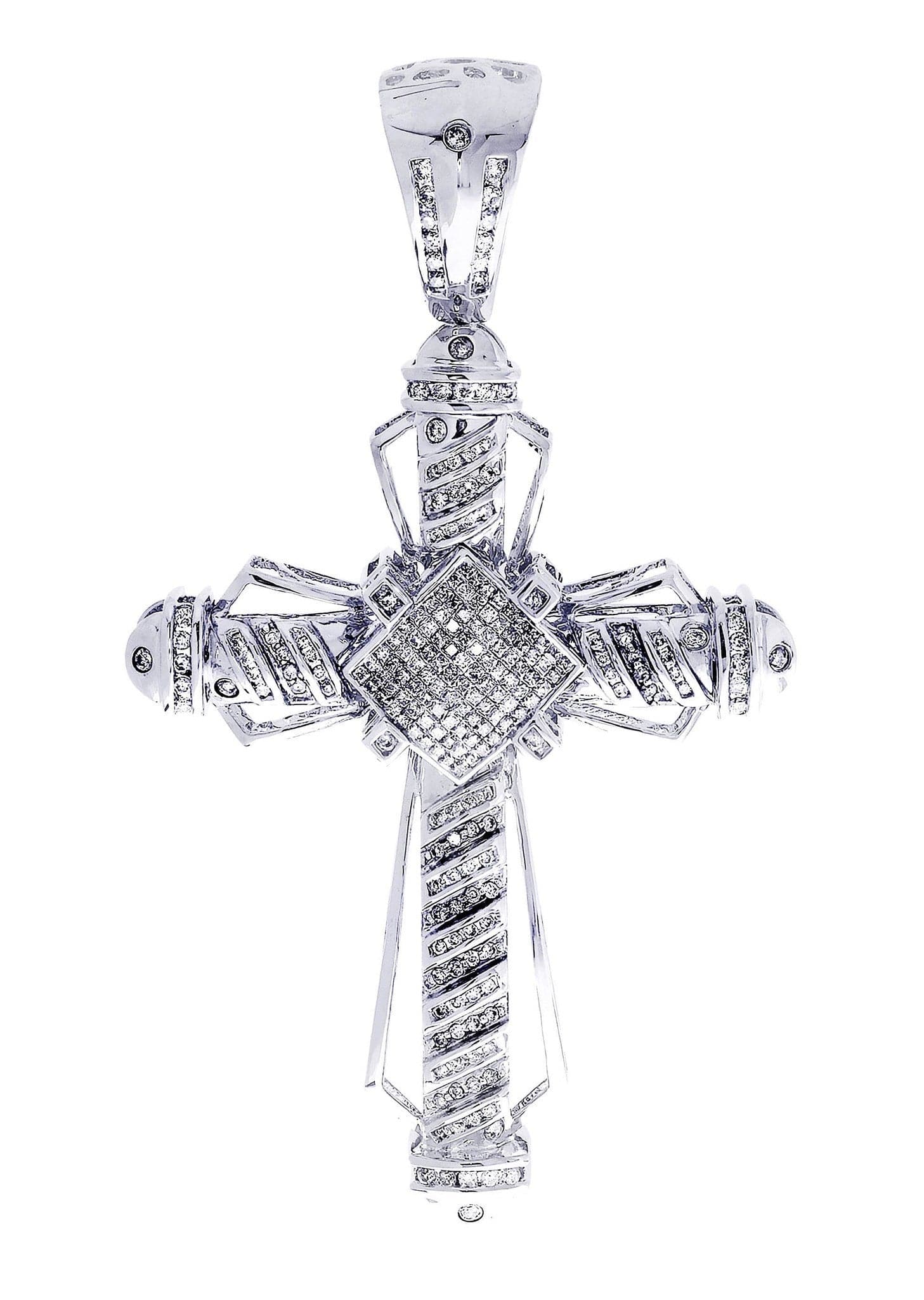 Diamond Cross Pendant| 2.1 Carats| 20.53 Grams