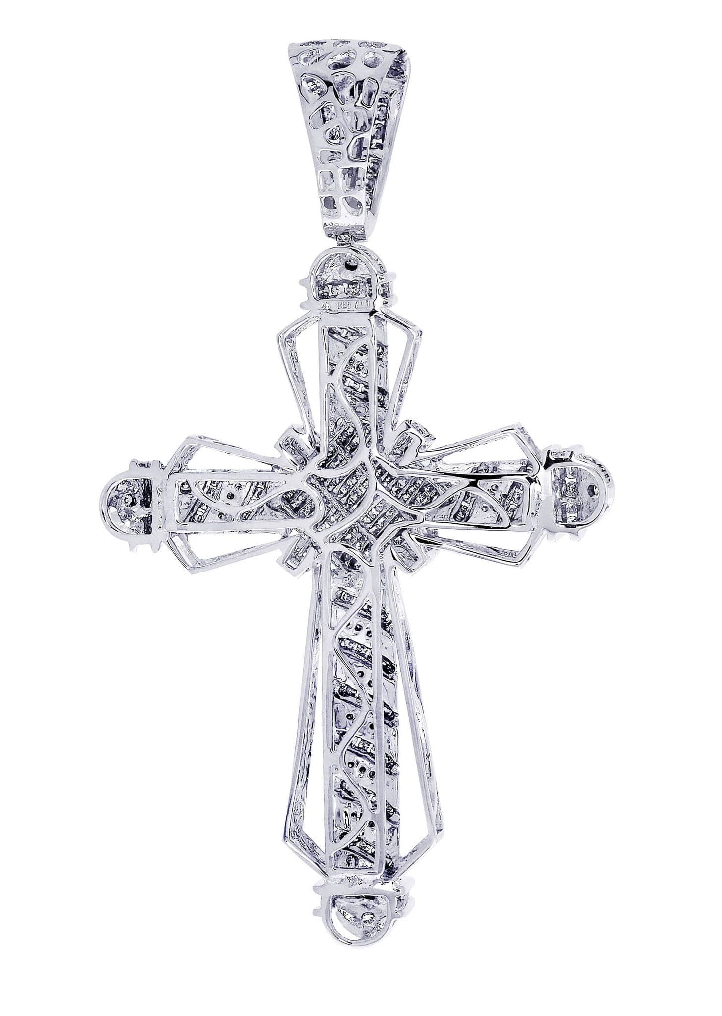 Diamond Cross Pendant| 2.1 Carats| 20.53 Grams - Image 3