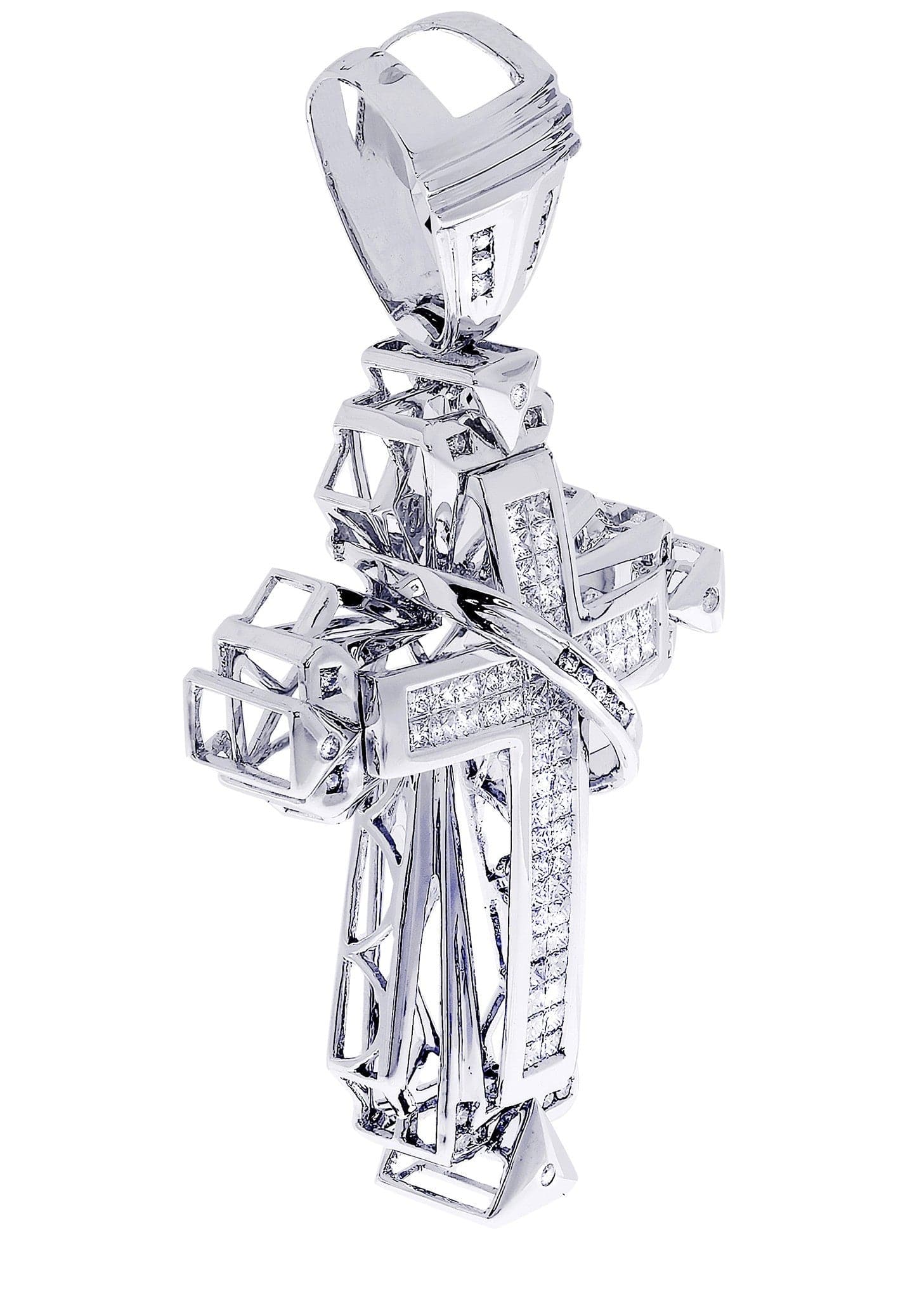 Diamond Cross Pendant| 2.66 Carats| 24.59 Grams - Image 2