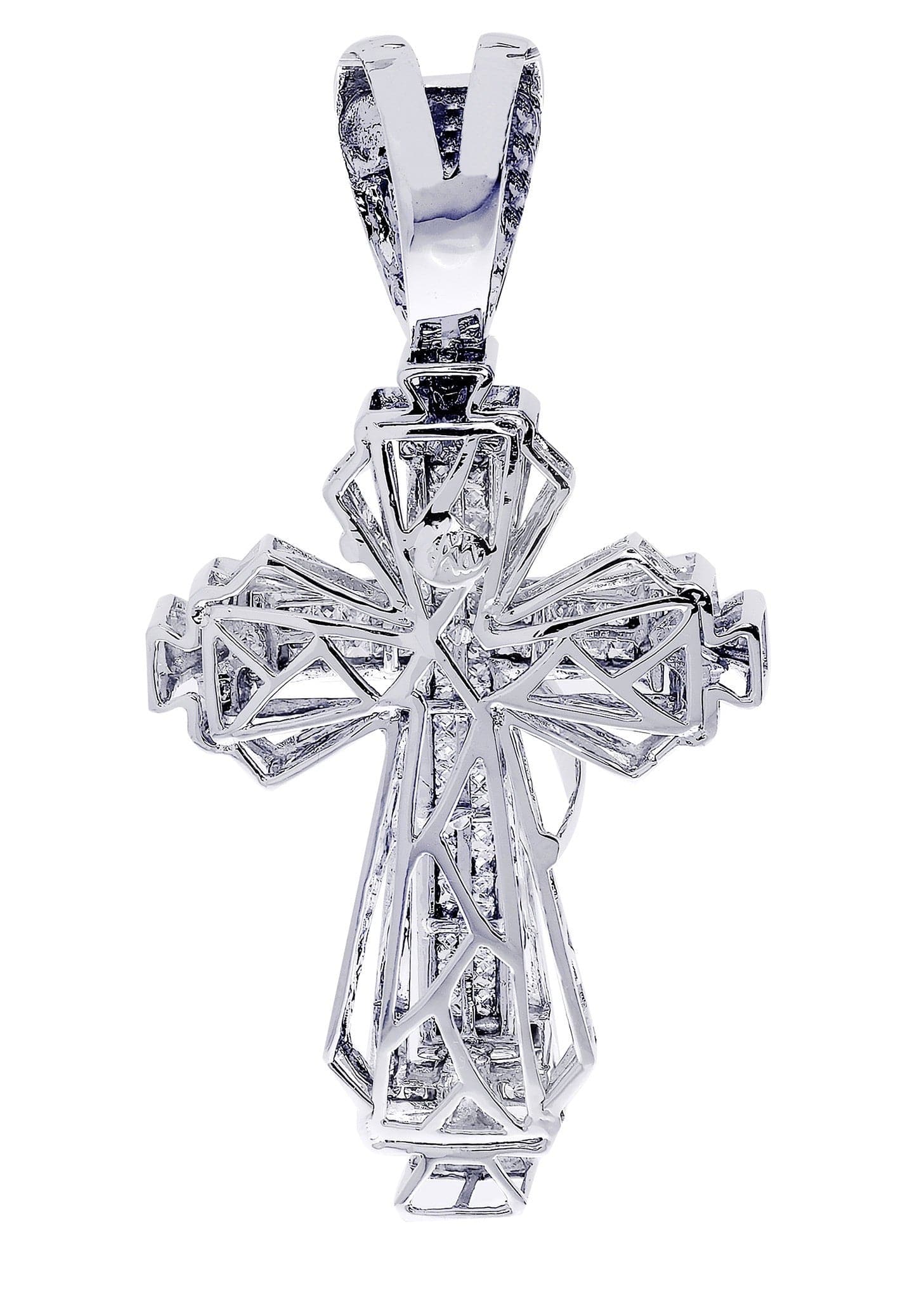 Diamond Cross Pendant| 2.66 Carats| 24.59 Grams - Image 3