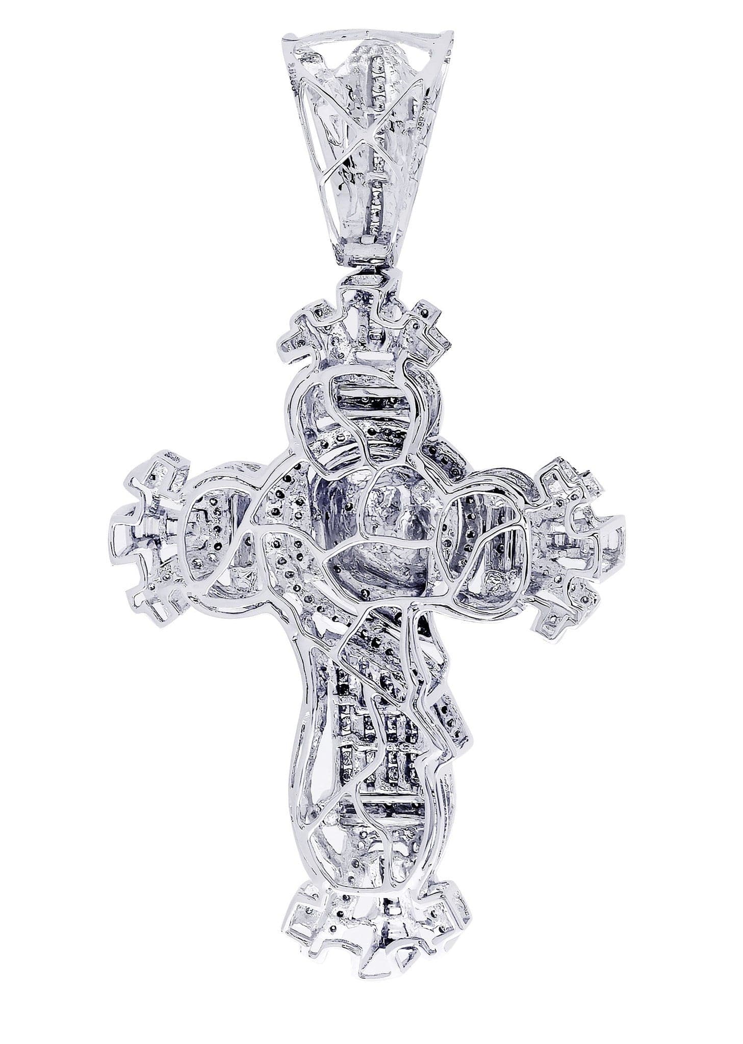 Diamond Cross Pendant| 2.7 Carats| 23.4 Grams - Image 3