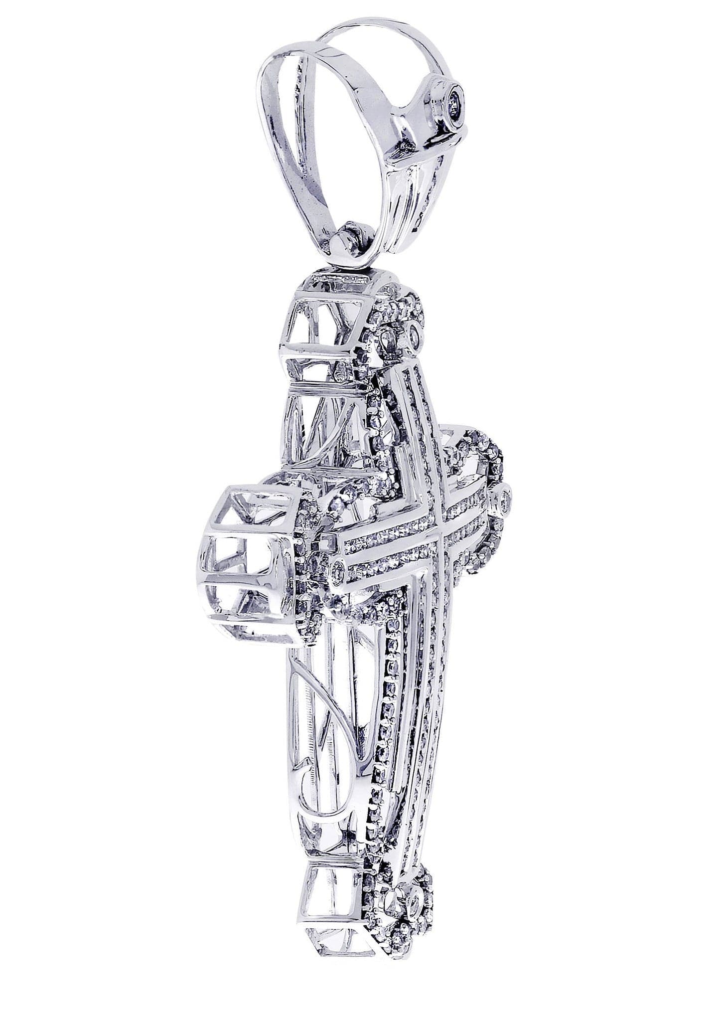 Diamond Cross Pendant| 2.88 Carats| 24.74 Grams - Image 2