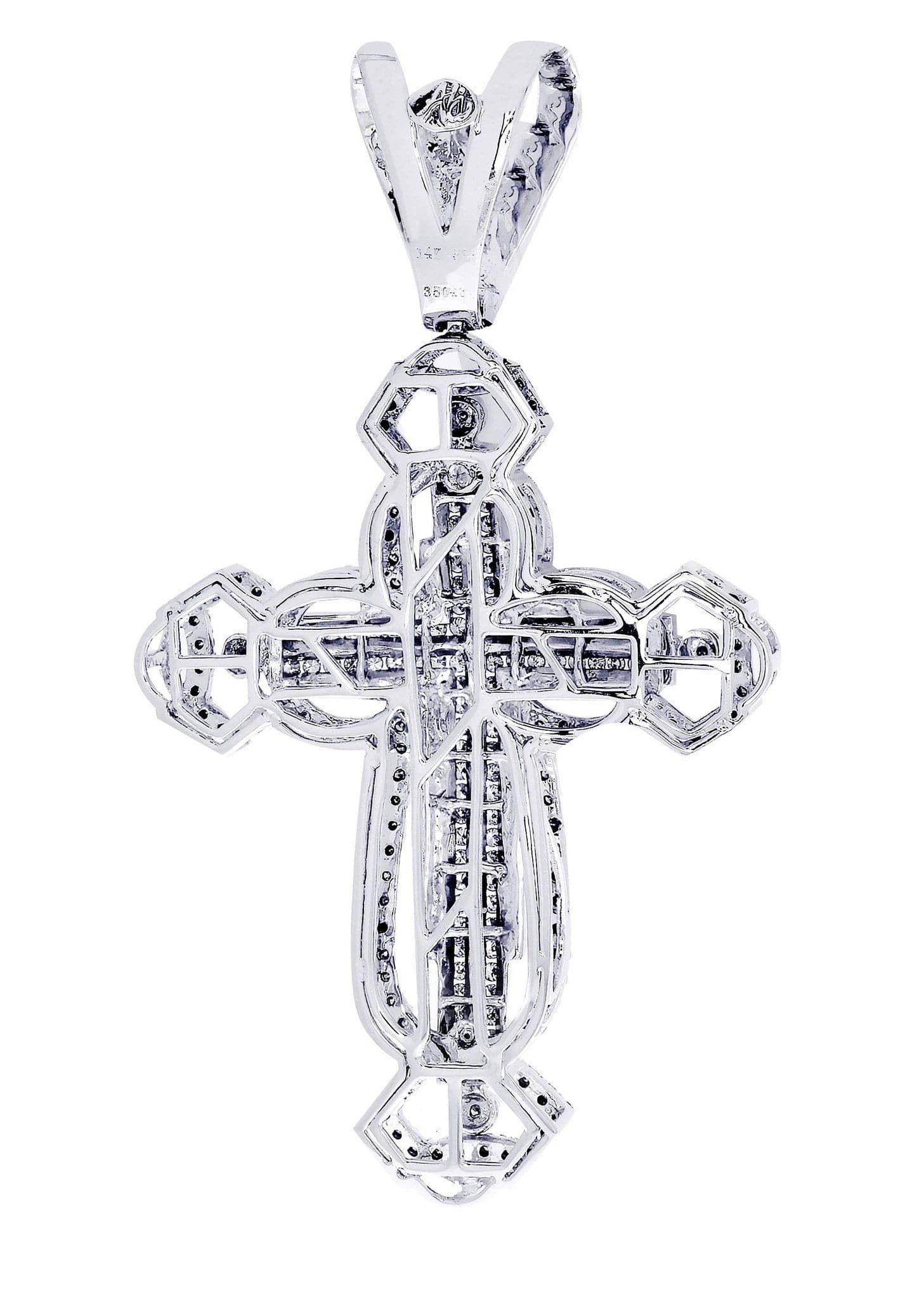 Diamond Cross Pendant| 2.88 Carats| 24.74 Grams - Image 3
