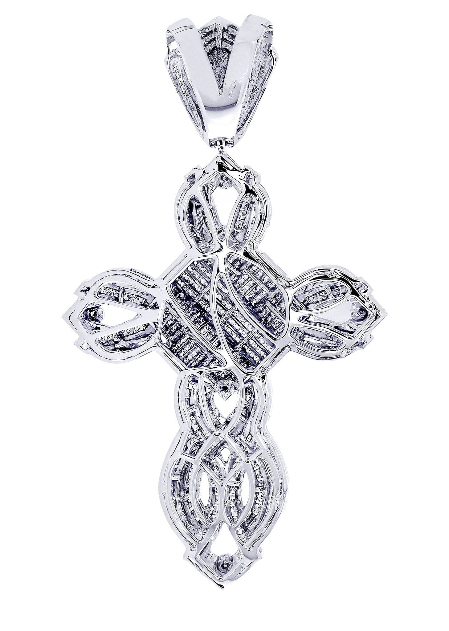 Diamond Cross Pendant| 3.26 Carats| 23.84 Grams - Image 3