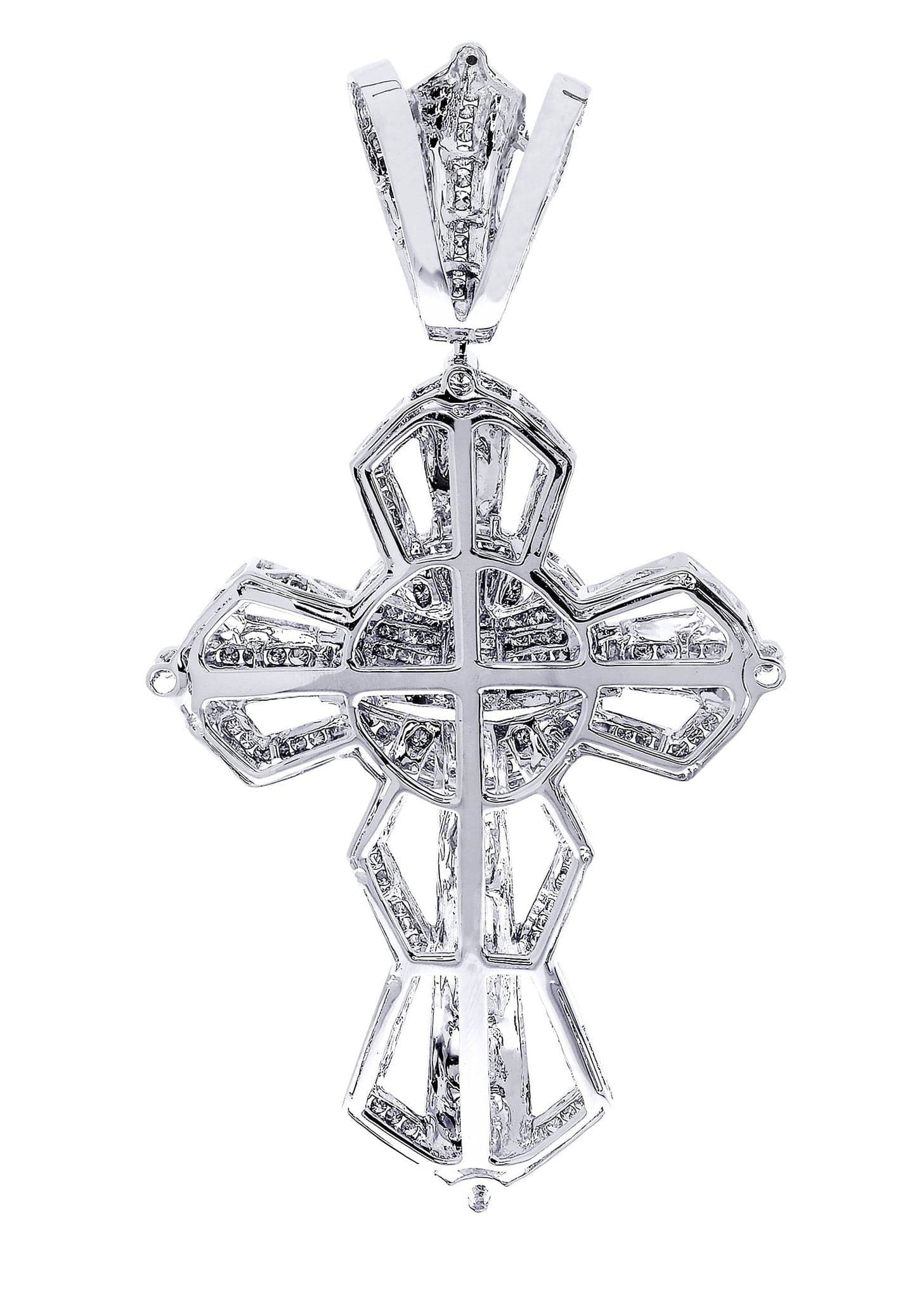 Diamond Cross Pendant| 3.55 Carats| 31.62 Grams - Image 3
