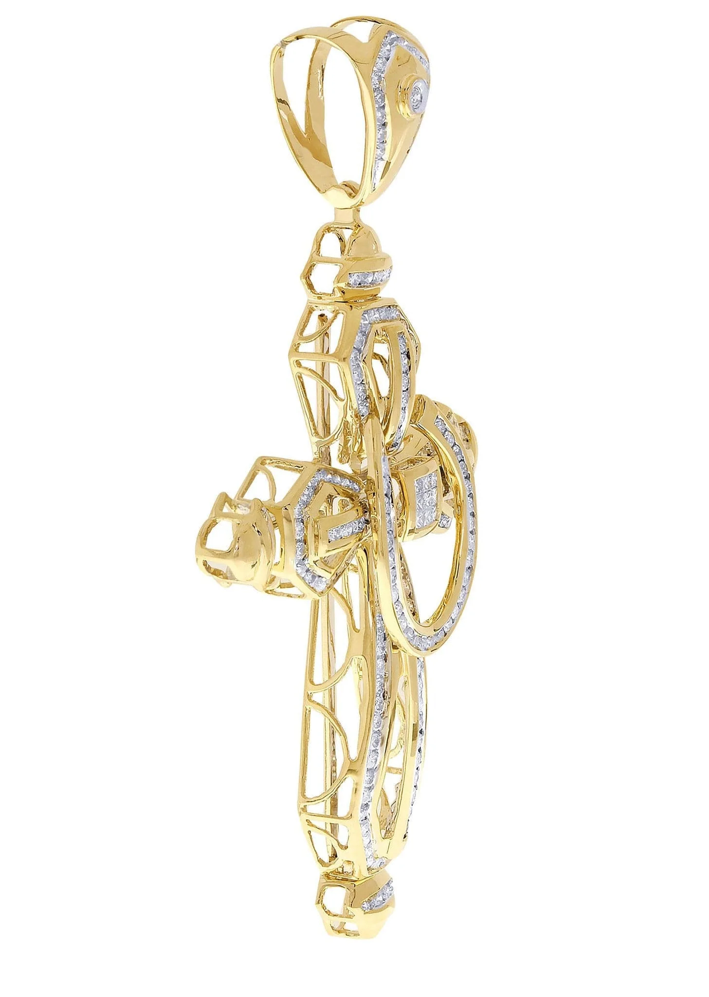 Diamond Cross Pendant| 3.61 Carats| 24.73 Grams - Image 2