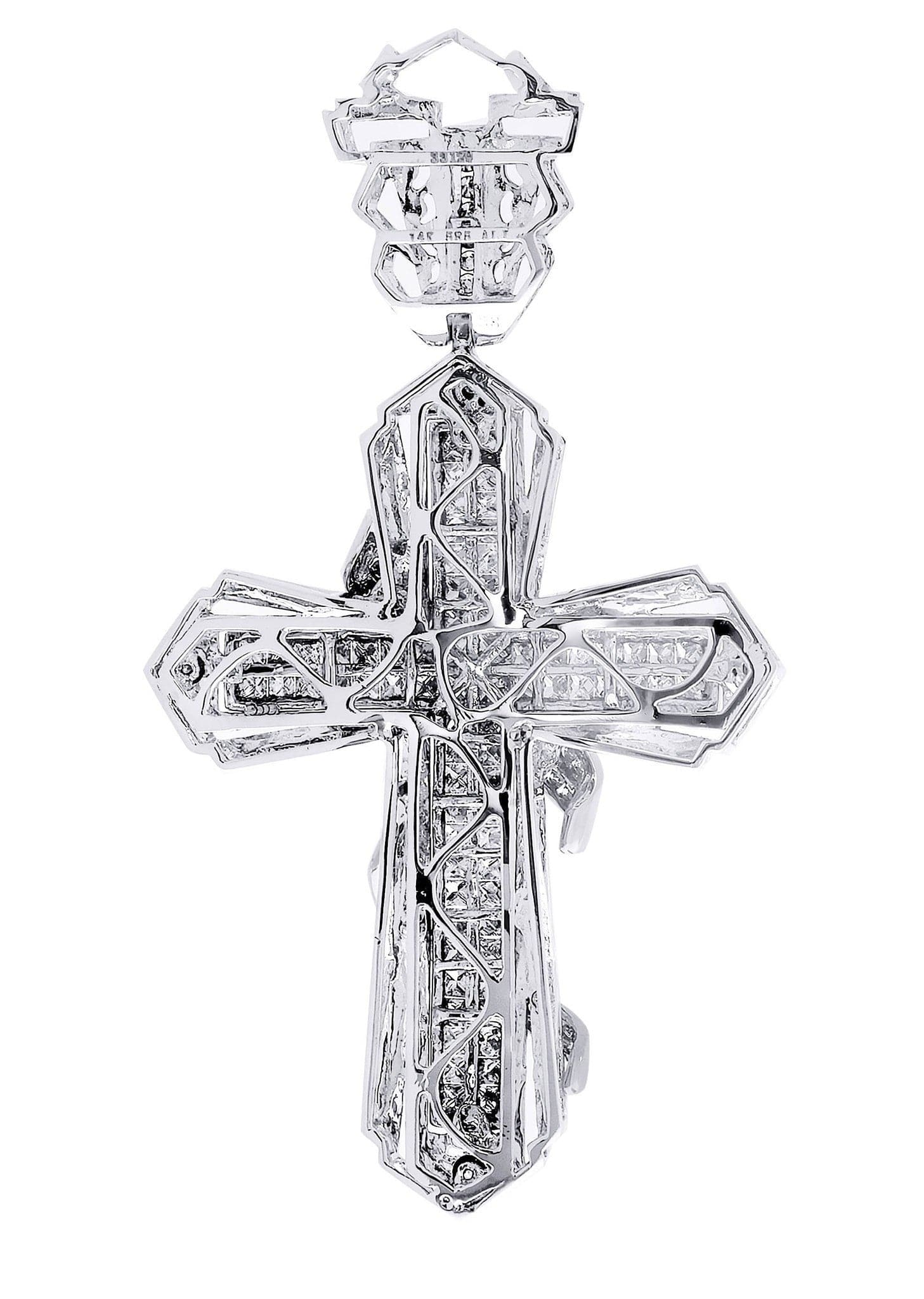 Diamond Cross Pendant| 3.65 Carats| 19.83 Grams - Image 3
