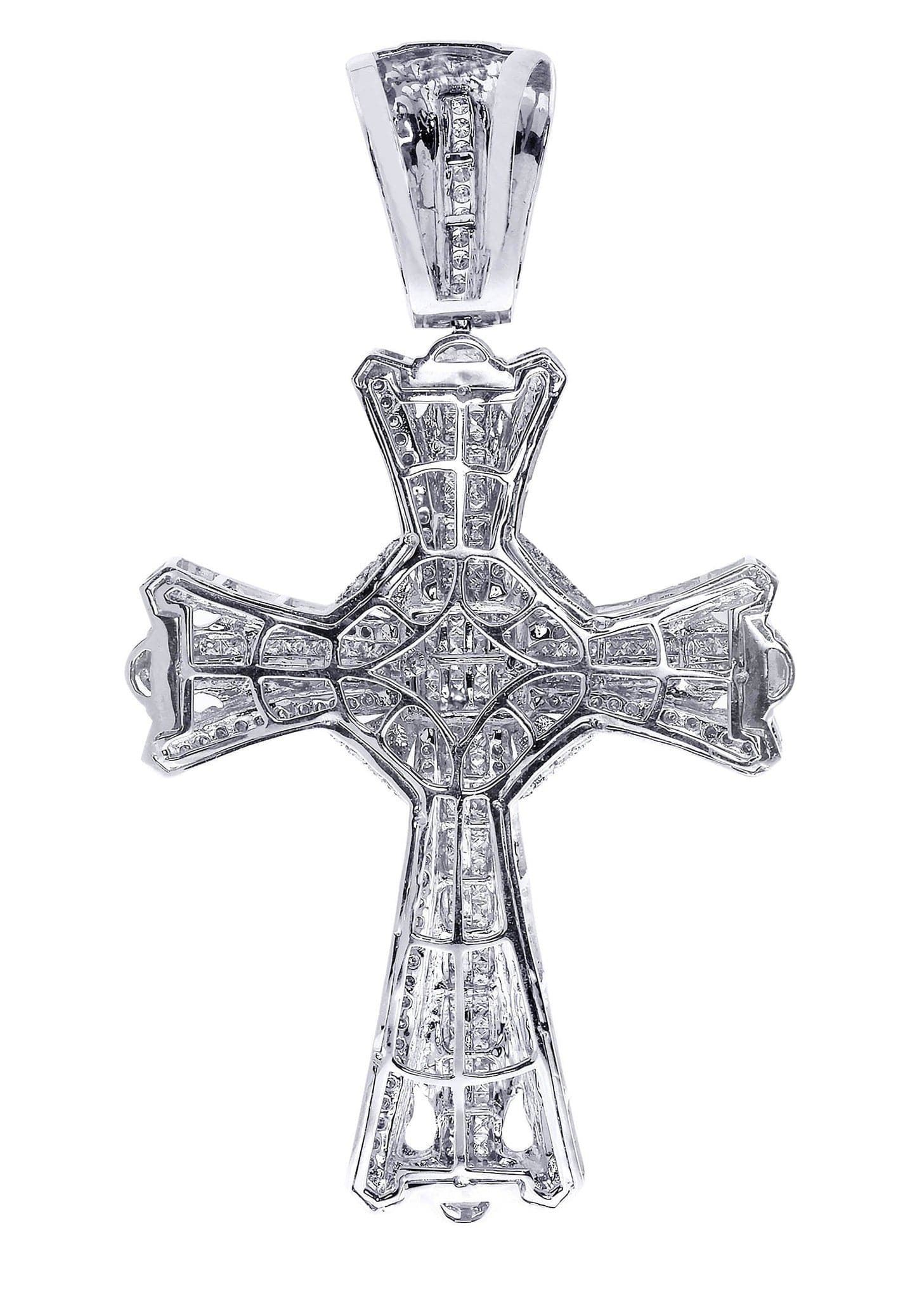 Diamond Cross Pendant| 5.34 Carats| 35.08 Grams - Image 3