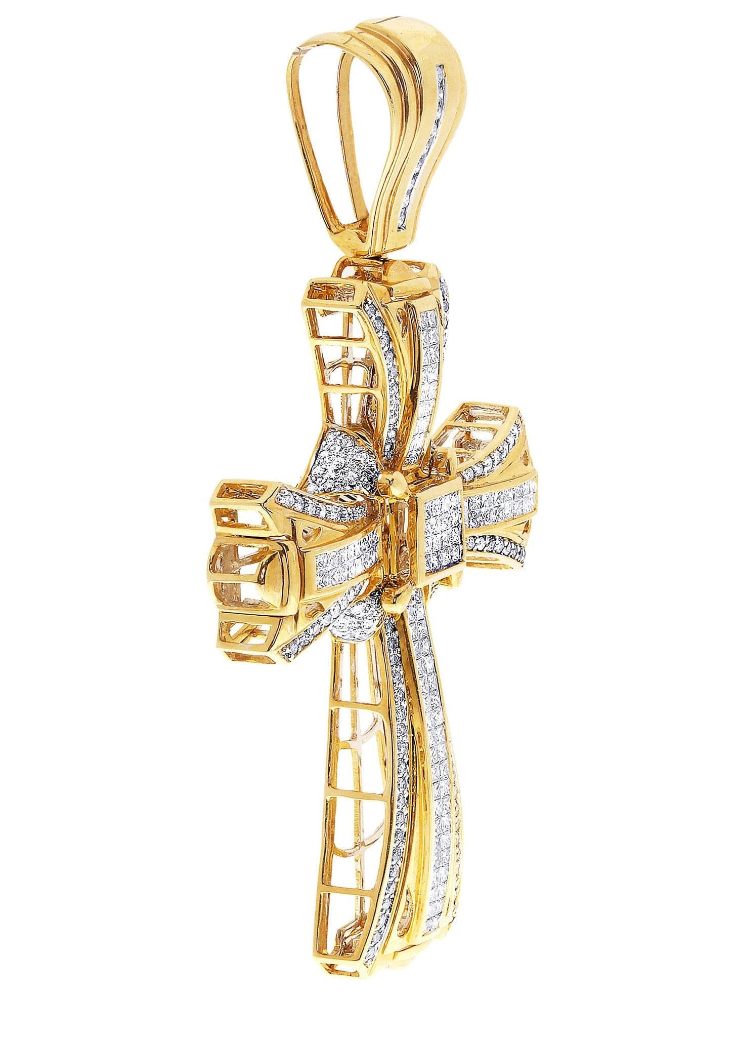 Diamond Cross Pendant| 5.47 Carats| 35.78 Grams - Image 2