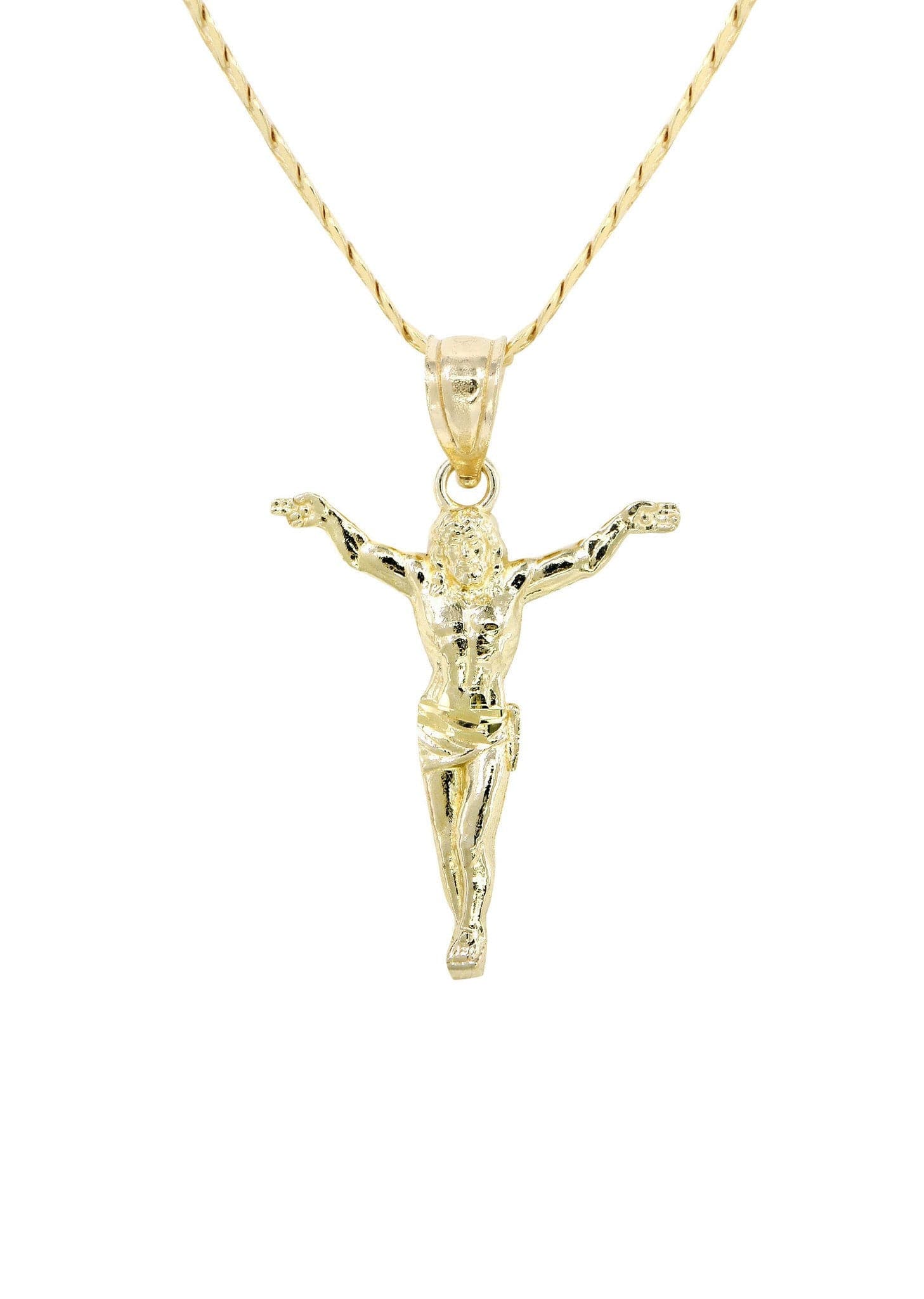 10K Gold Crucifix Necklace | Appx. 5.7 Grams - Image 2