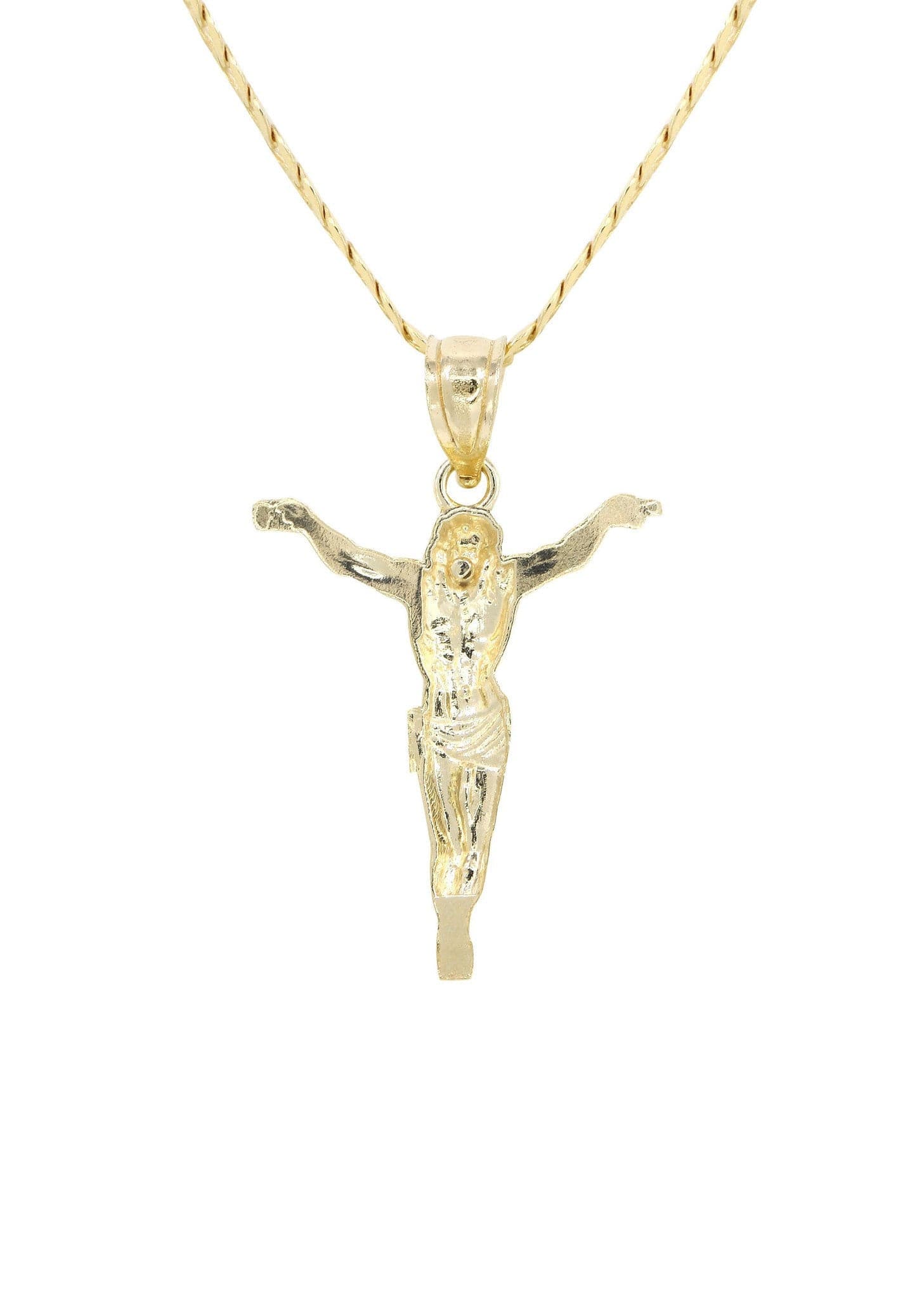 10K Gold Crucifix Necklace | Appx. 5.7 Grams - Image 3